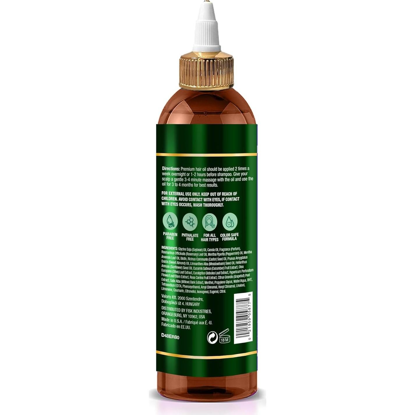 Aceite Capilar Difeel Romero y Menta 227 g - Biotina para Crecimiento