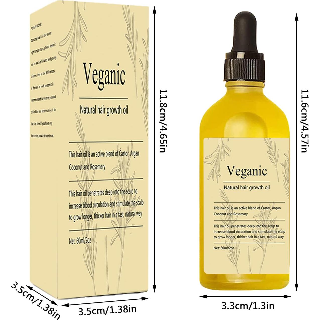 Aceite Vegano de Romero Kisinly 120 mL para Crecimiento Cabello