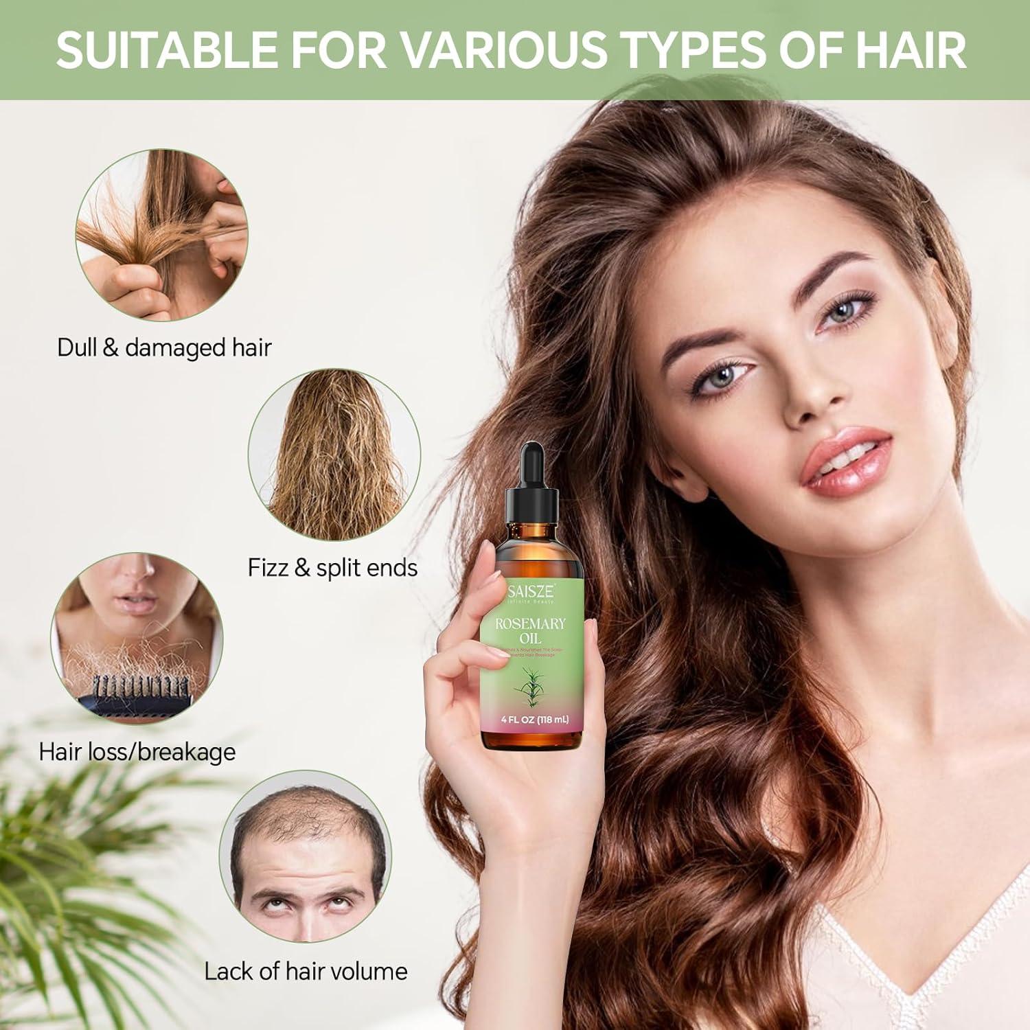 Aceite de Romero Orgánico SAISZE 118 ml para el Cabello