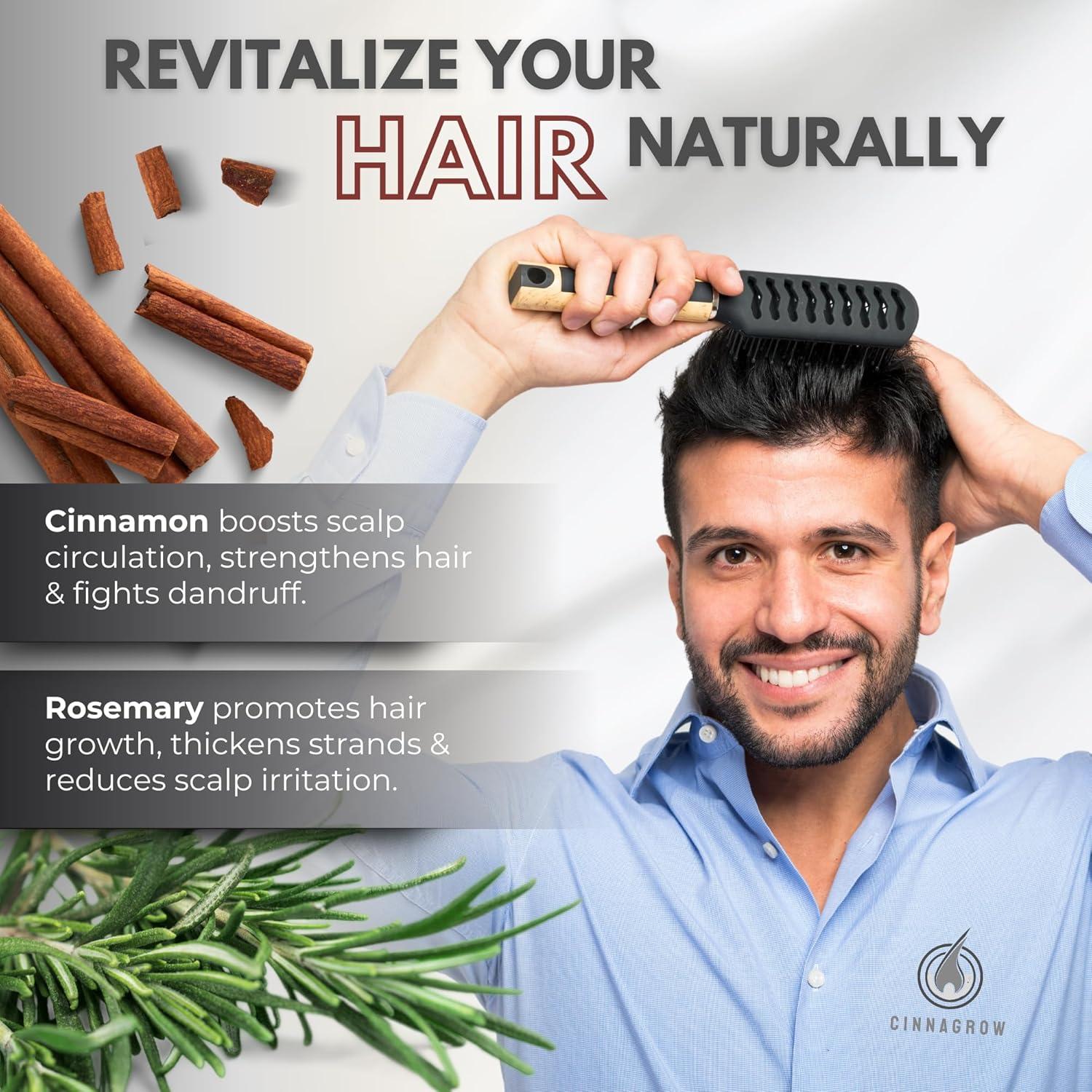 Aceite Natural Cinnagrow para Crecimiento del Cabello 60 ml