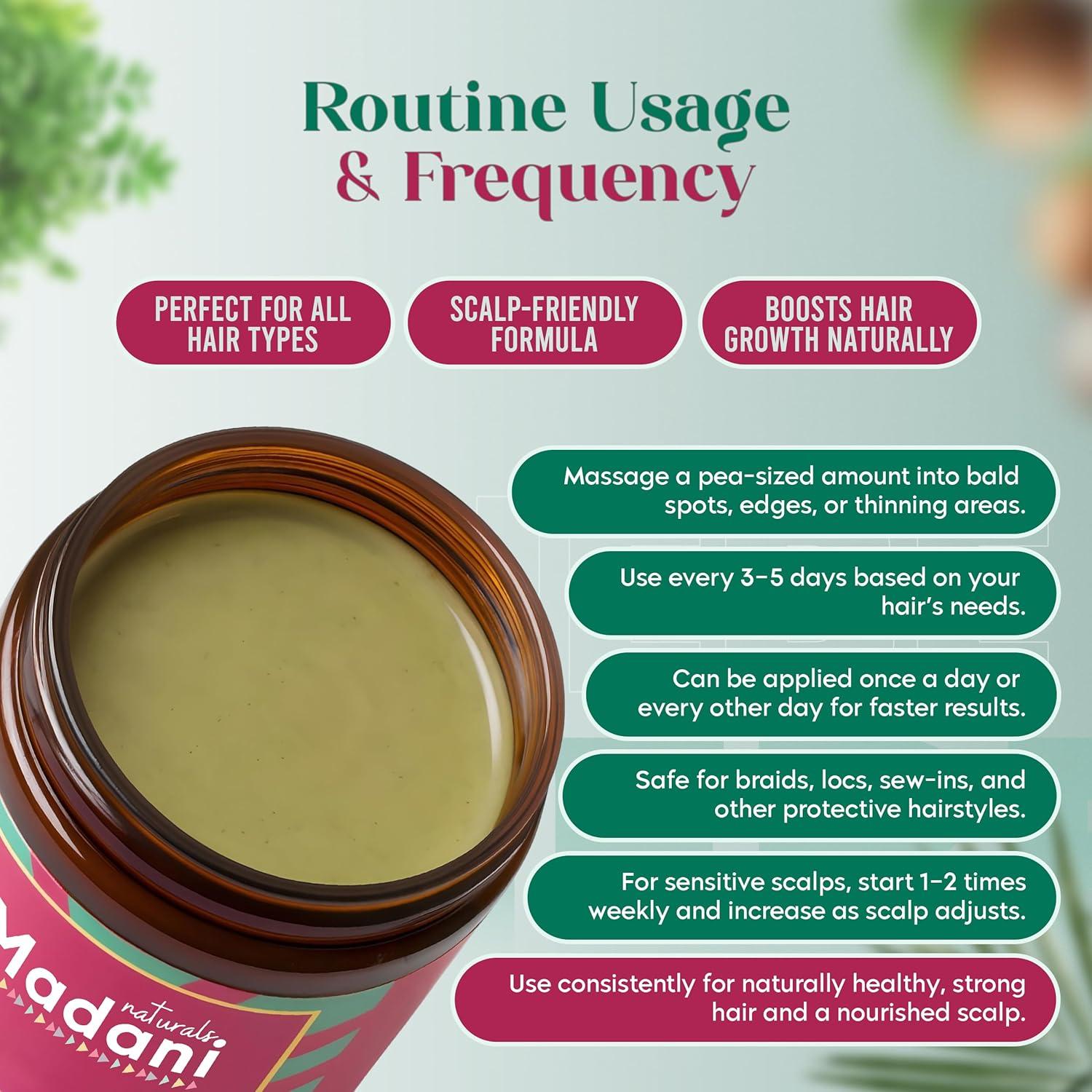 Grasa para el Crecimiento del Cabello Chebe Madani Naturals 200g