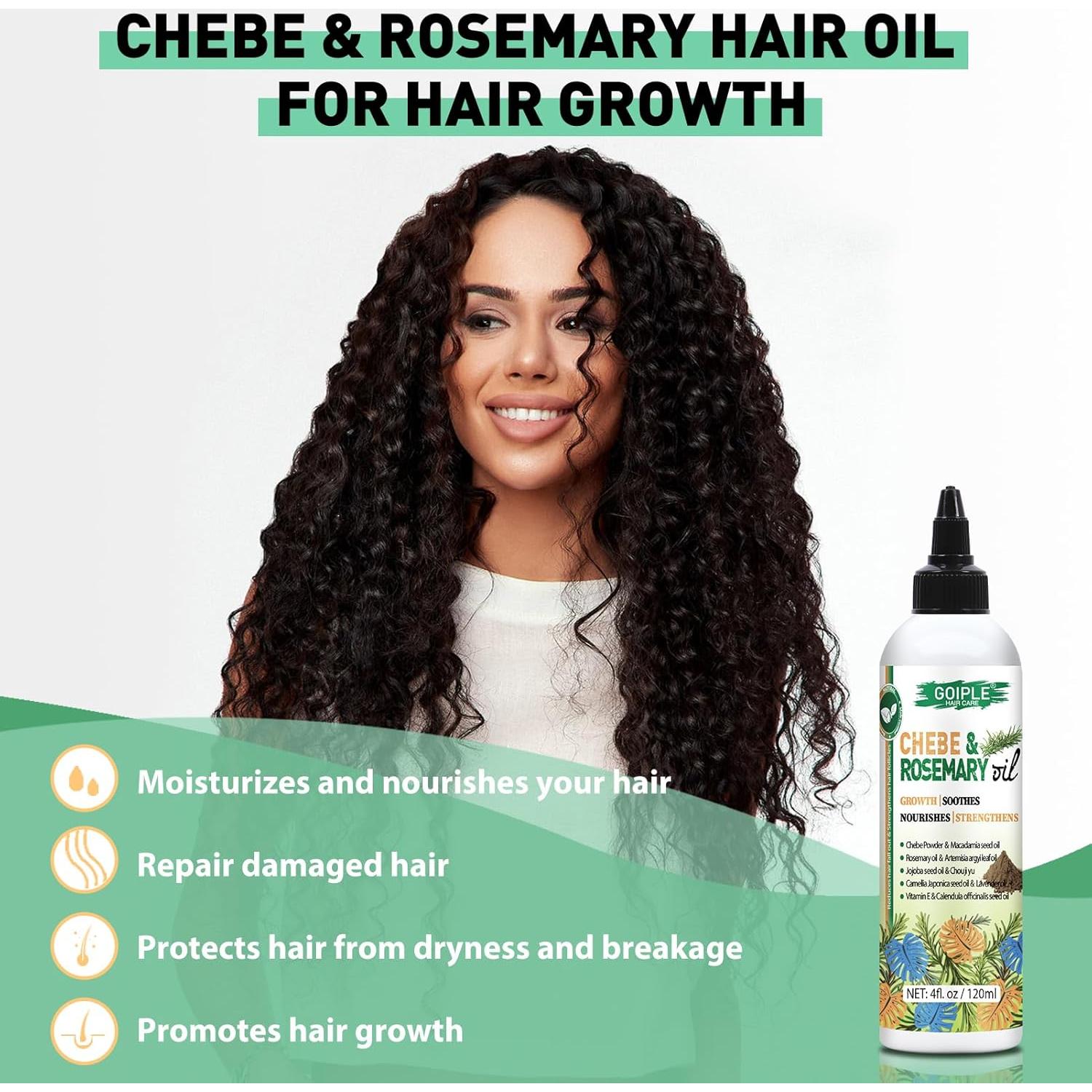 Aceite de Chebe y Romero WOZUTUNT 118 ml - Crecimiento Cabello