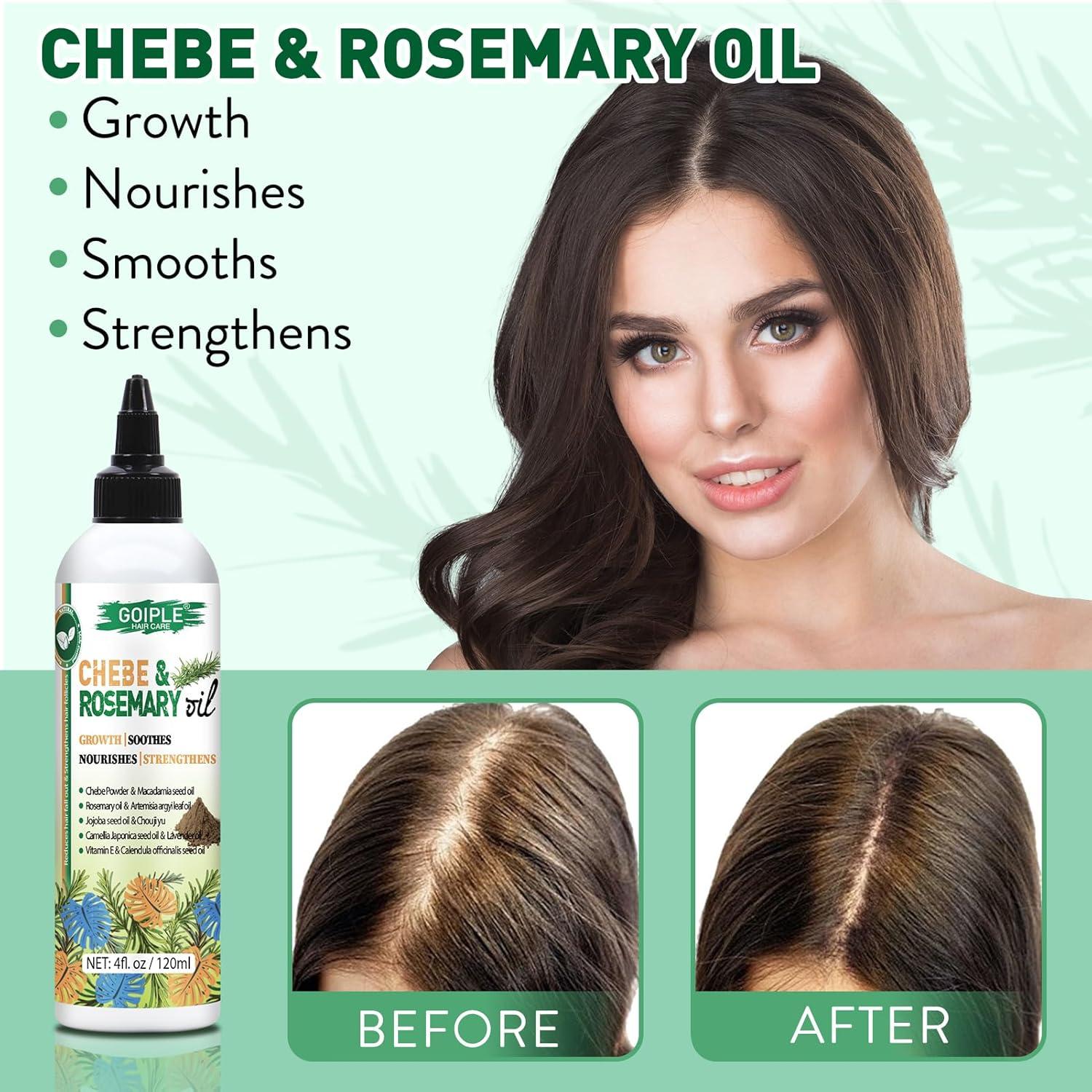 Aceite de Chebe y Romero WOZUTUNT 118 ml - Crecimiento Cabello