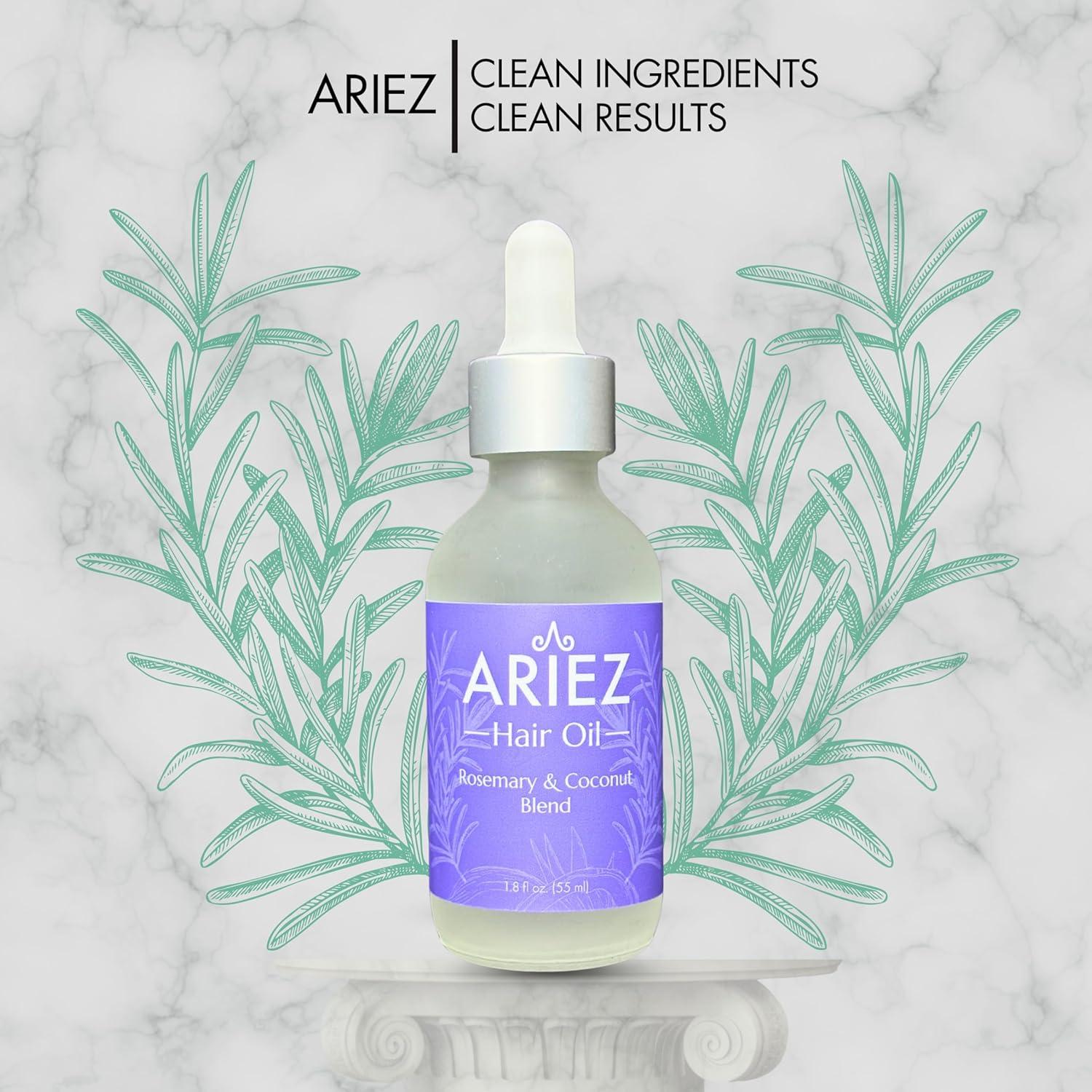 Suero Crecimiento Capilar Ariez Aceite Coco y Romero 55ml