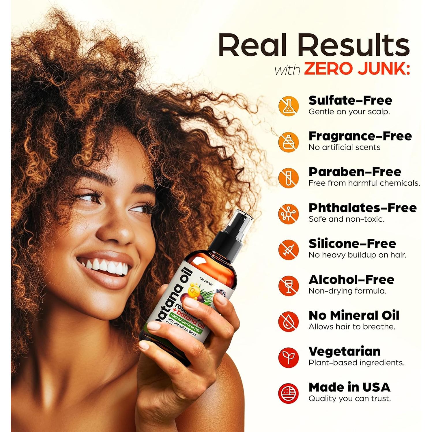 Aceite de Batana 100% Puro Dr. Sebi 59ml - Crecimiento Cabello