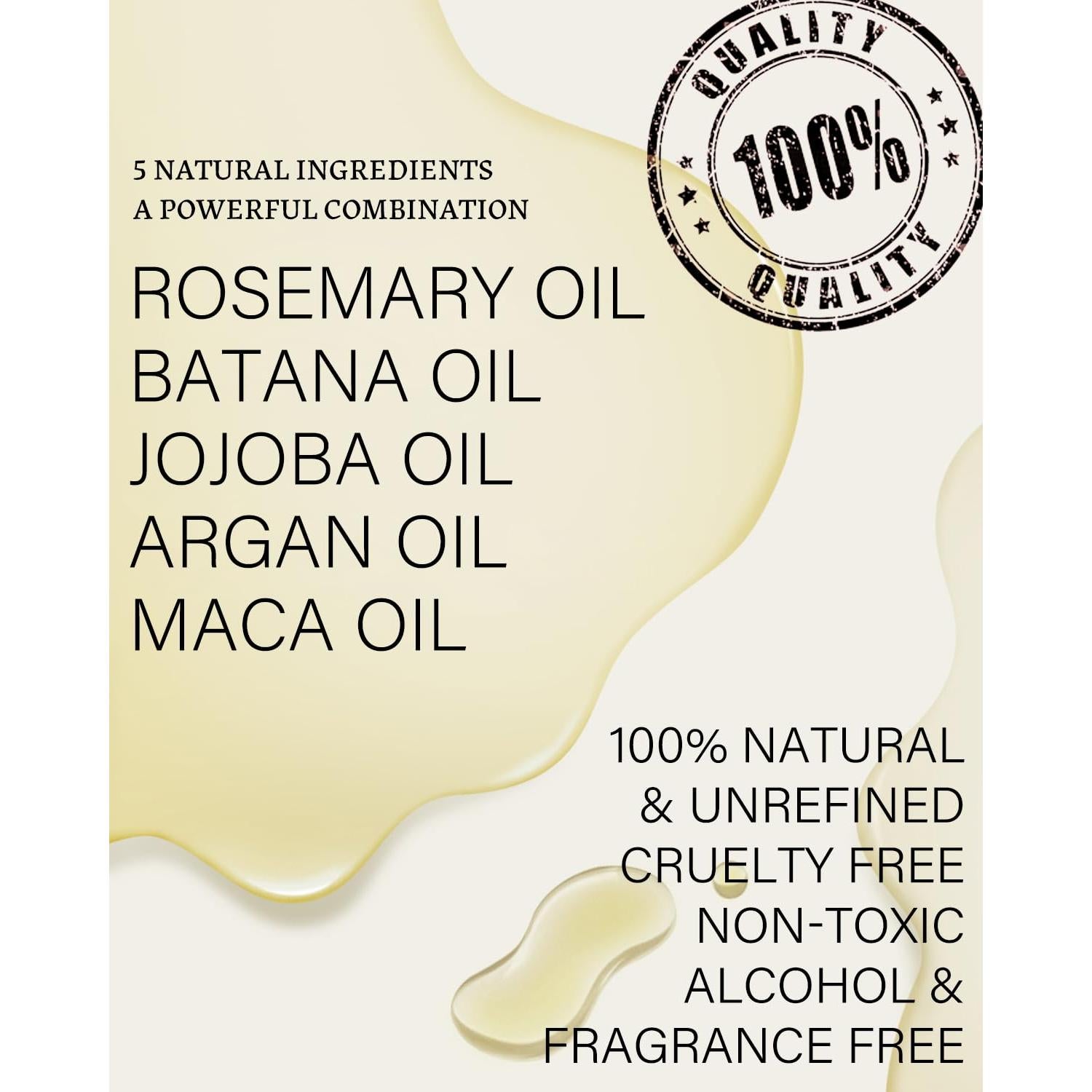 Aceite de Batana y Romero DAIEME 60 ml - Crecimiento Cabello