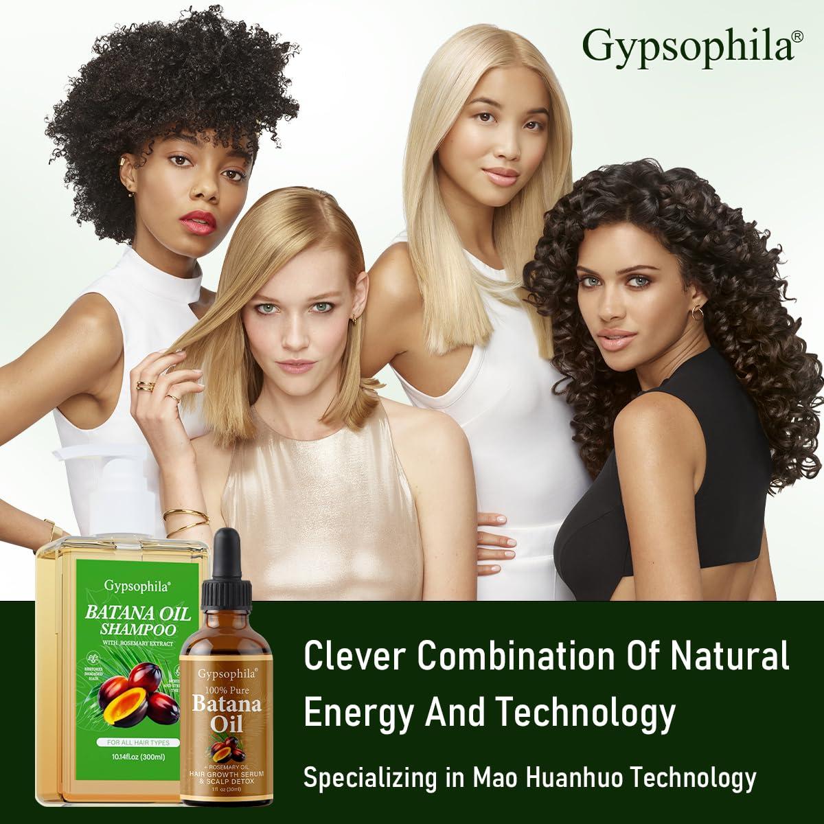 Paquete Crecimiento Capilar Gypsophila - Aceite Batana 29.57 ml y Champú 300 ml