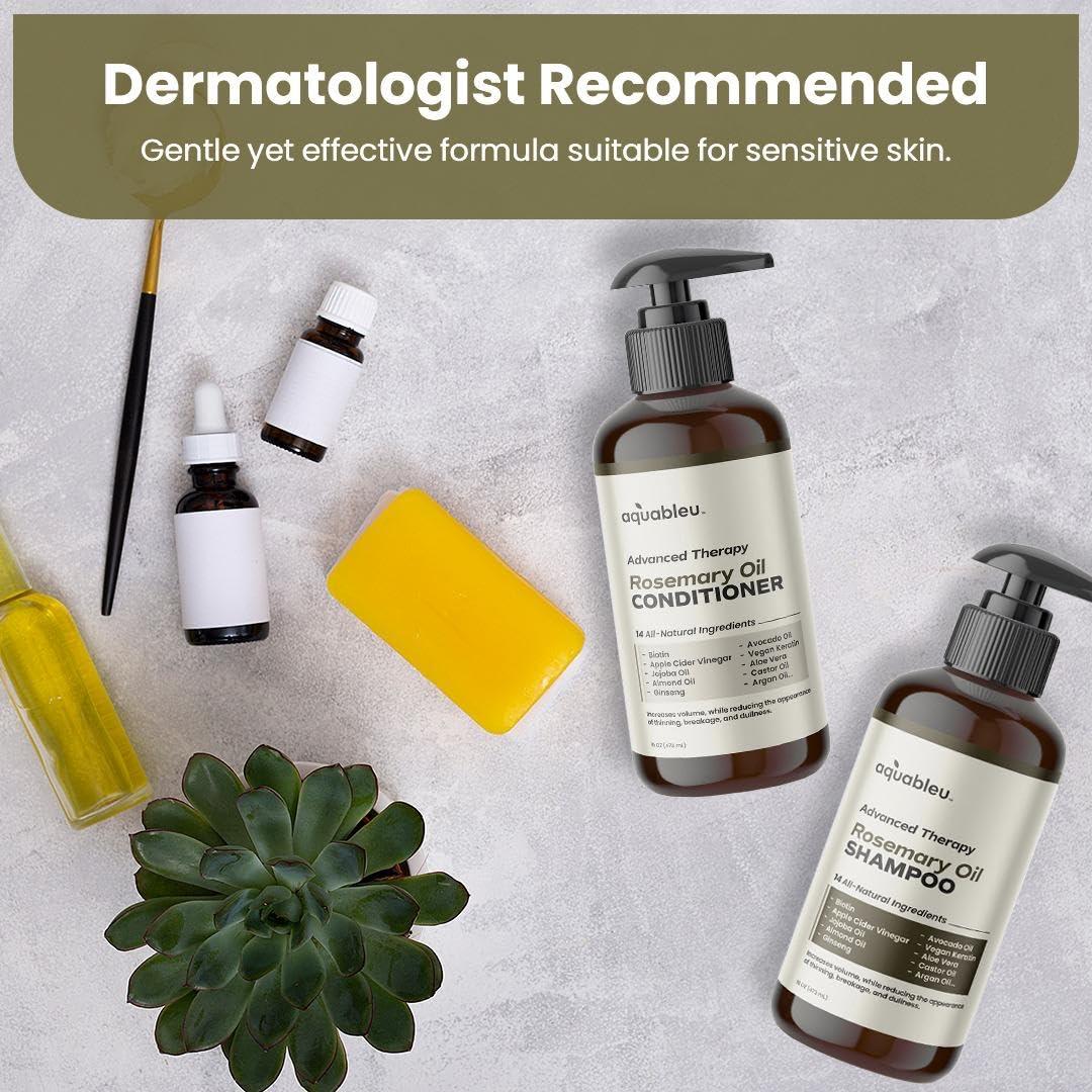 Conjunto Champú y Acondicionador Aquableu Aceite Romero 453g