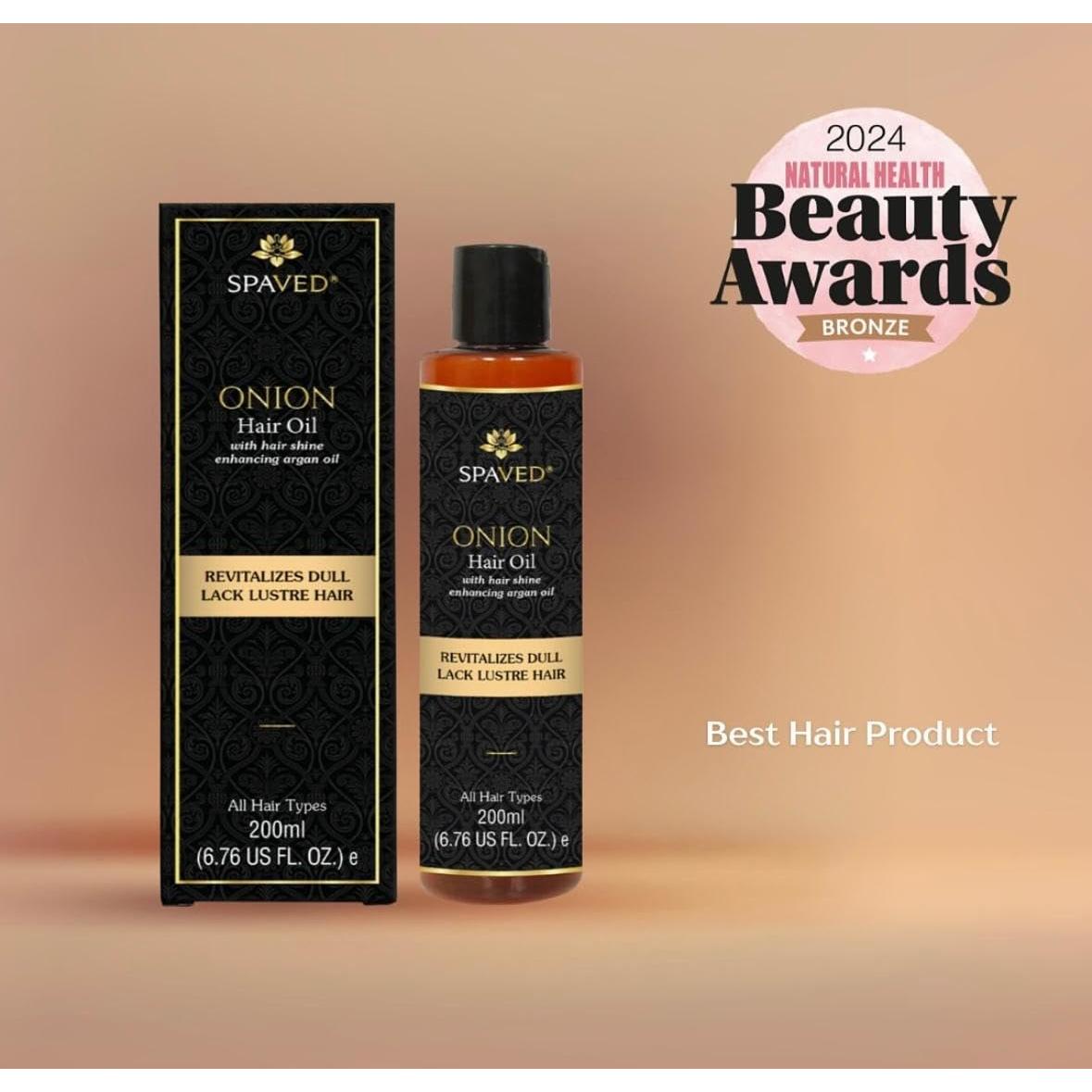 Aceite de Cebolla SPAVED 199.5 ml - Crecimiento Cabello y Caspa