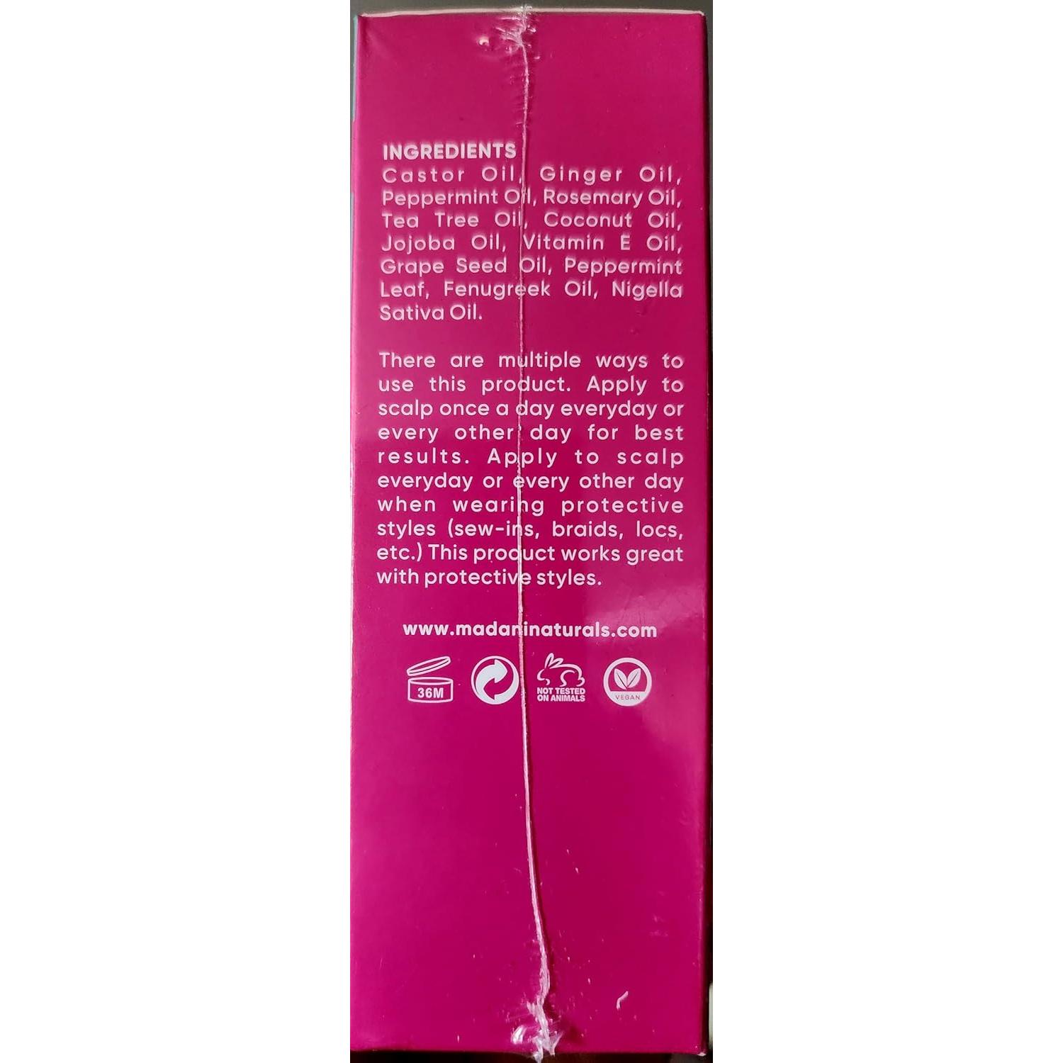 Aceite Estimulador del Crecimiento del Cabello Madani Naturals 59ml