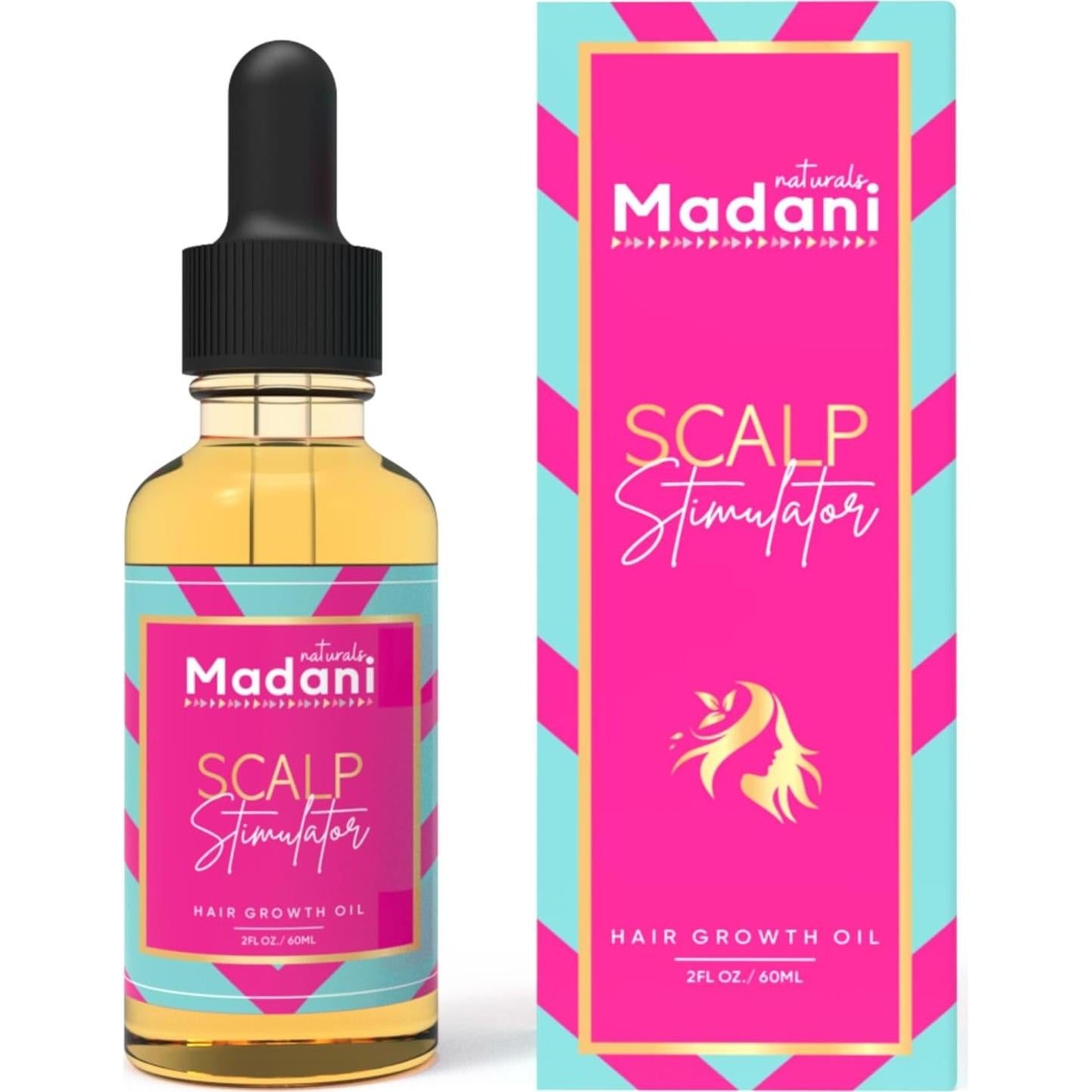 Aceite Estimulador del Crecimiento del Cabello Madani Naturals 59ml