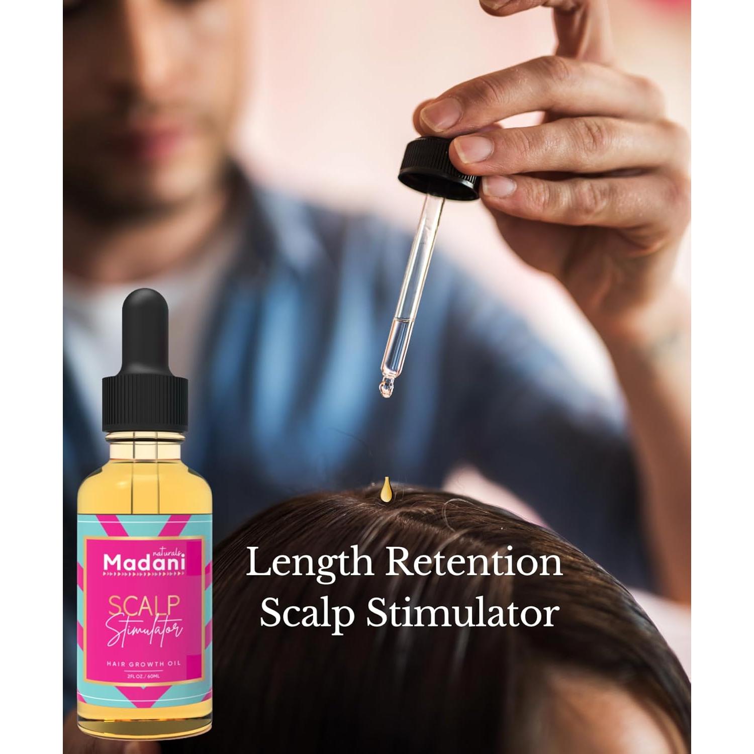 Aceite Estimulador del Crecimiento del Cabello Madani Naturals 59ml