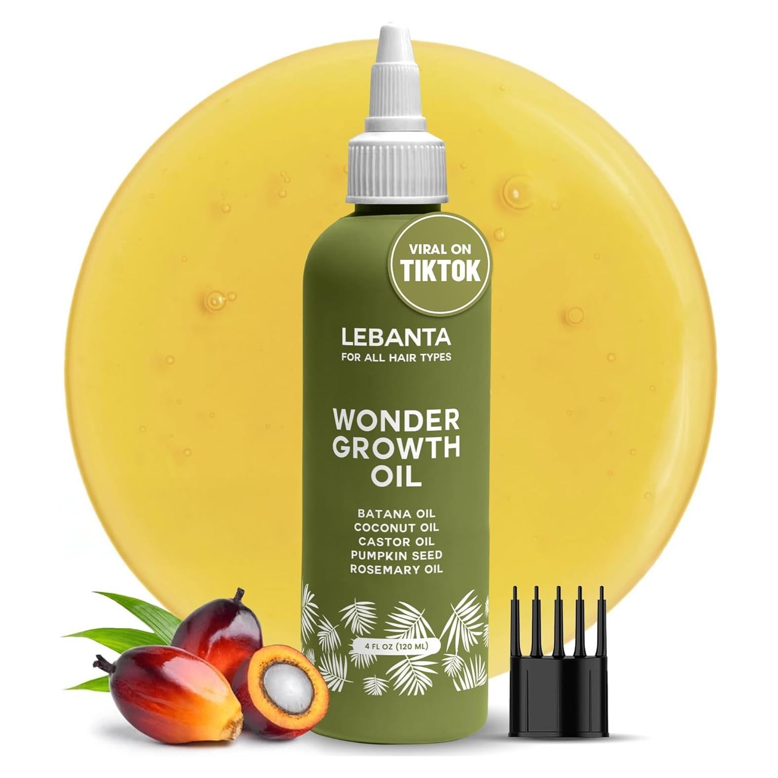 Aceite de Batana Lebanta 100% Puro para Crecimiento del Cabello 140g