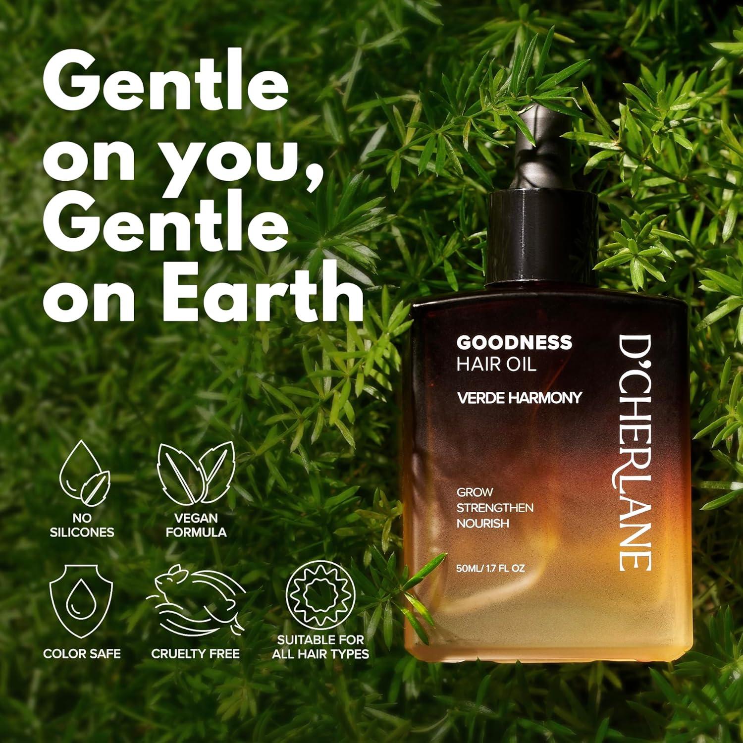 Aceite Capilar D'Cherlane Goodness 50 ml - Vegano y Natural