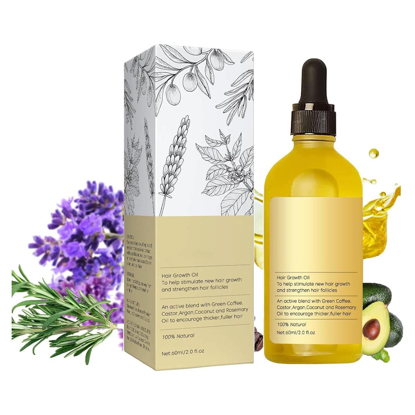 Aceite Vegano Natural Tpyag 60ml para Crecimiento Cabello