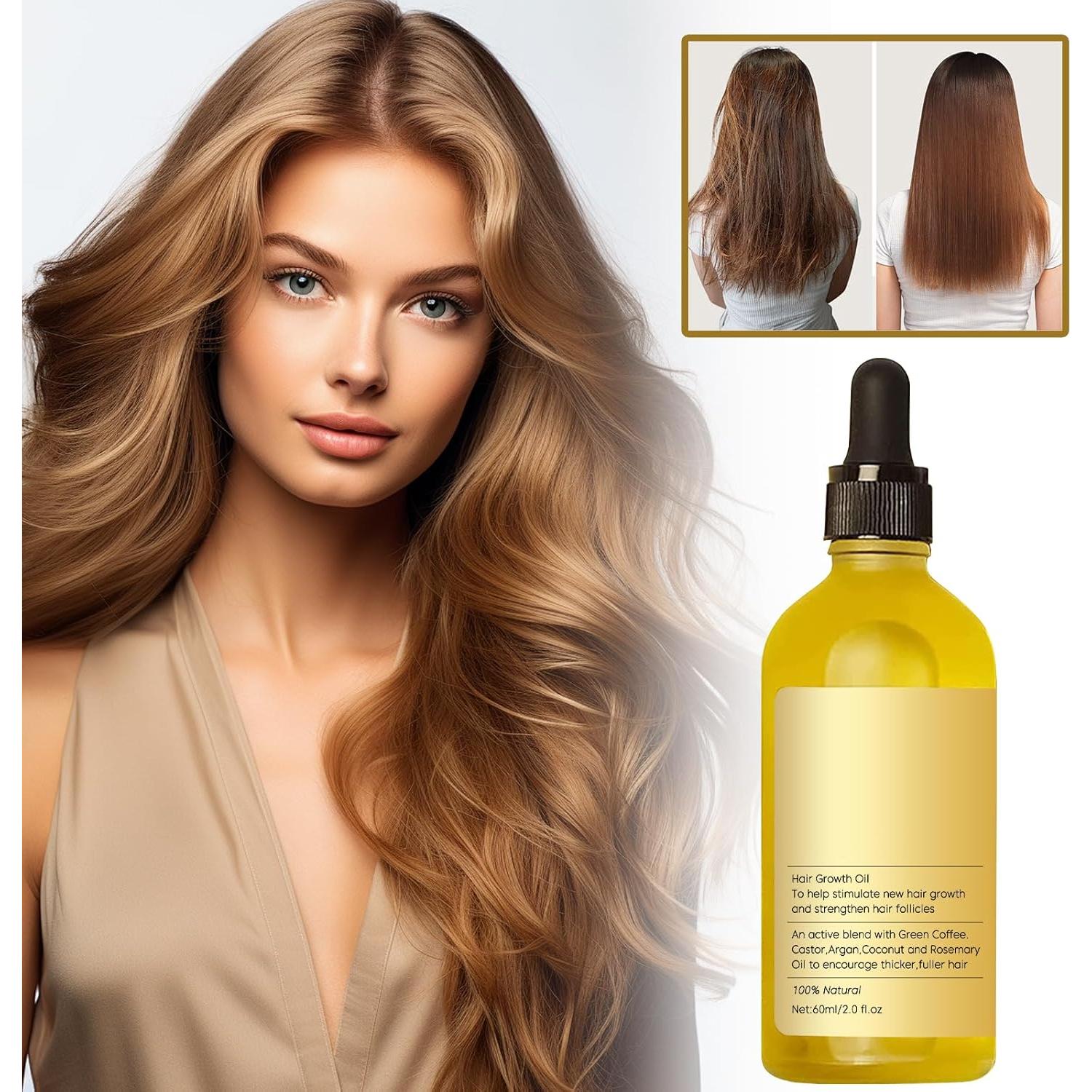 Aceite Vegano Natural Tpyag 60ml para Crecimiento Cabello