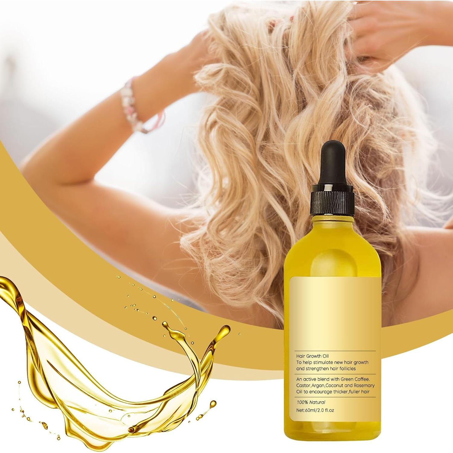 Aceite Vegano Natural Tpyag 60ml para Crecimiento Cabello