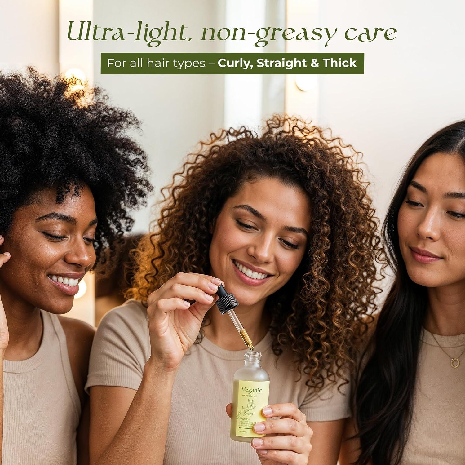 Aceite Vegano para Crecimiento del Cabello Veganic 117g