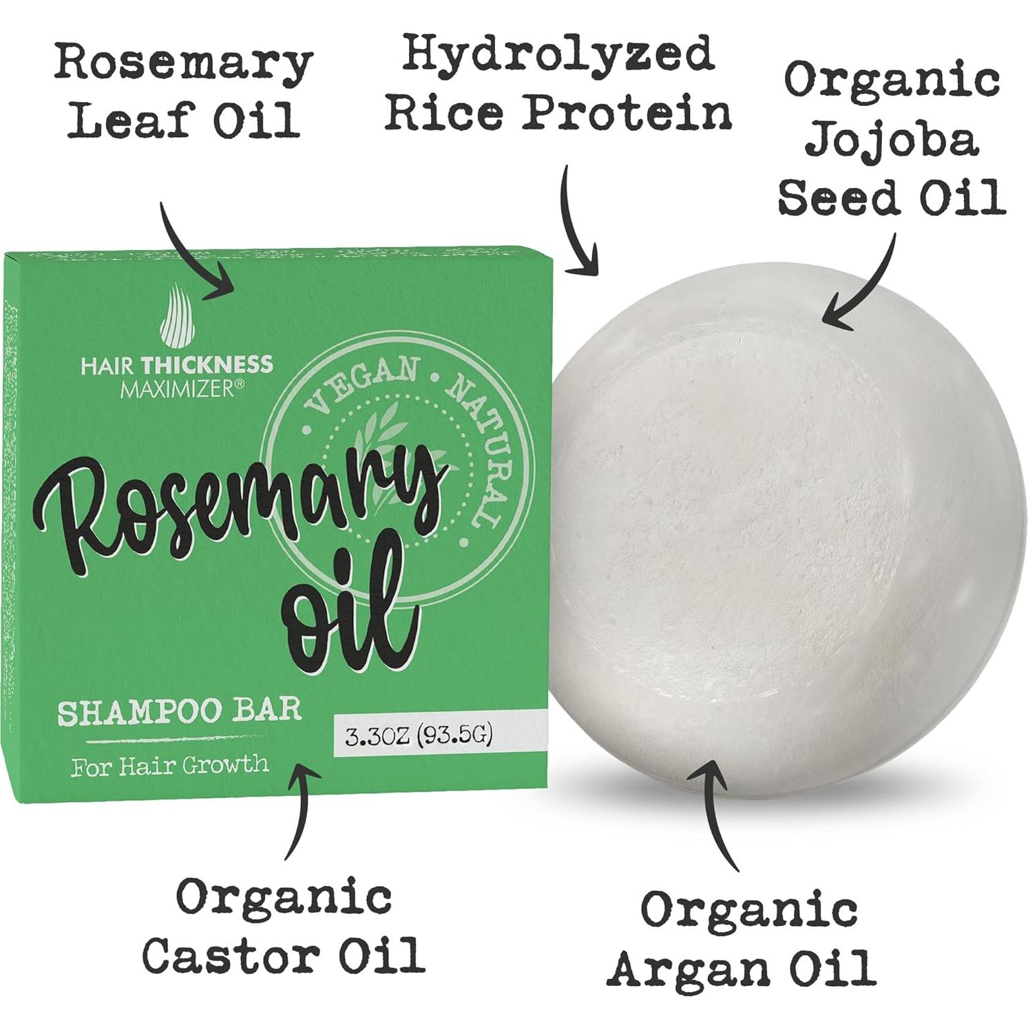 Champú Sólido Ecológico Romero 85g - Maximizador de Grosor