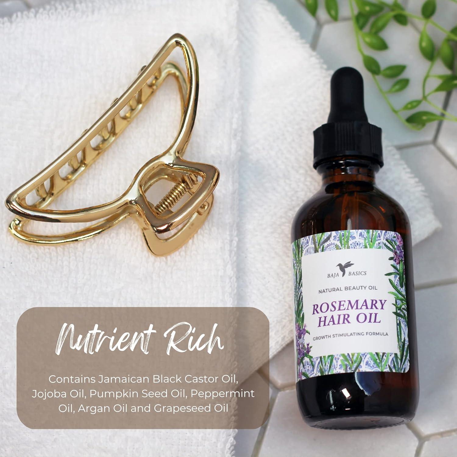 Aceite de Romero Orgánico 59 ml - Crecimiento y Hidratación Cabello