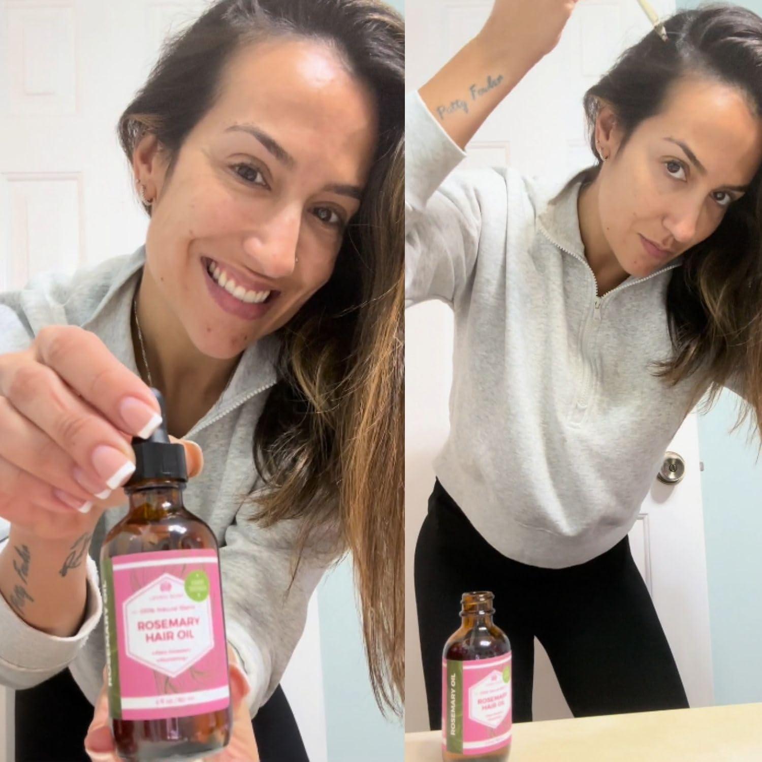 Aceite de Crecimiento Capilar Orgánico Leven Rose 60 ml