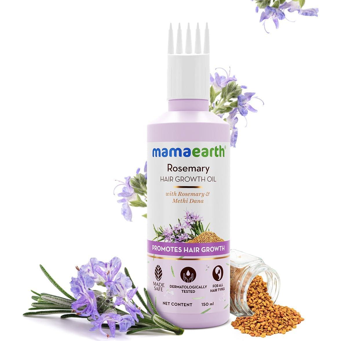 Aceite para el Cabello Mamaearth con Romero y Methi Dana 150ml
