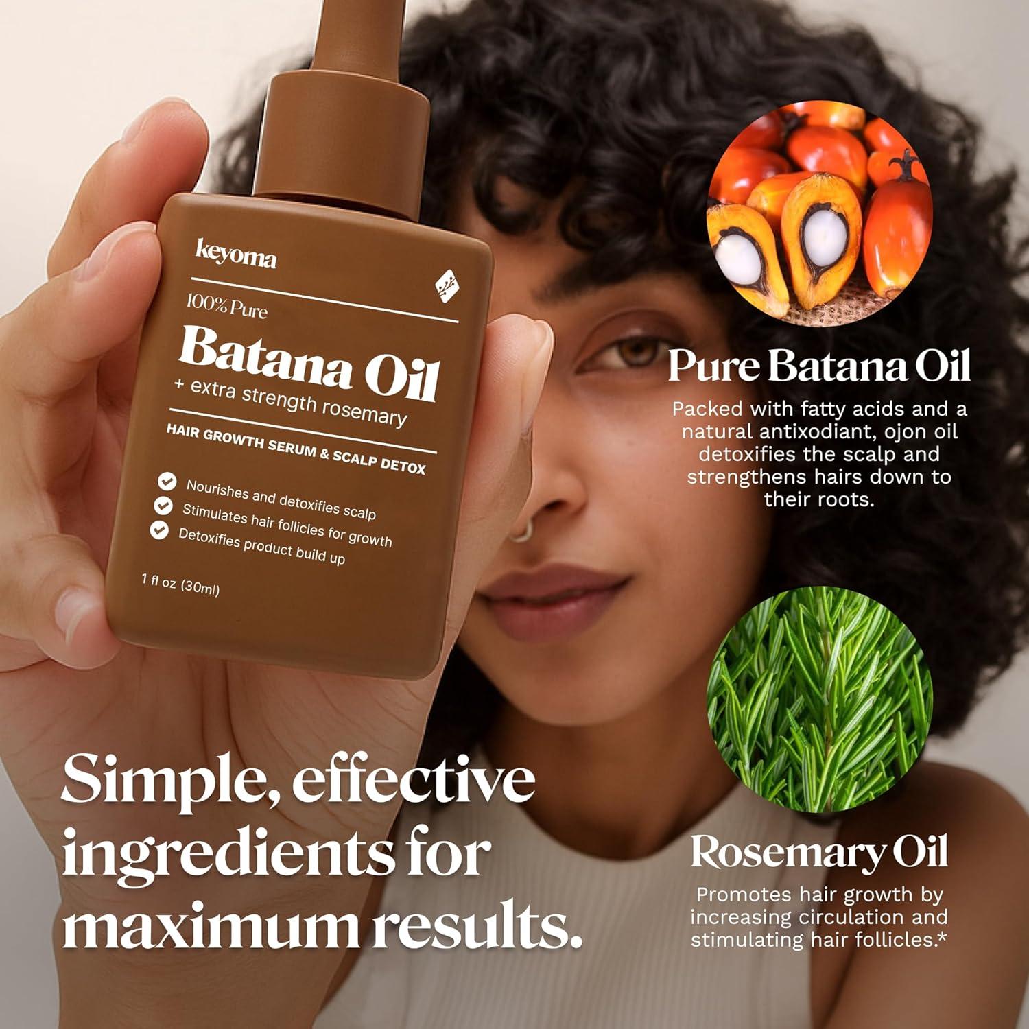 Aceite de Batana Keyoma 30 mL - Crecimiento Cabello con Romero