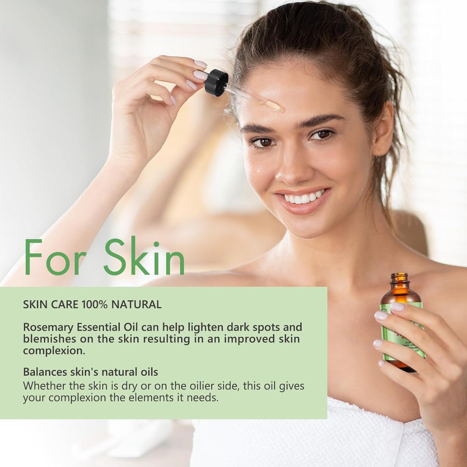 Aceite Esencial de Romero 100% Puro 59.87 ml - Cuidado Cabello