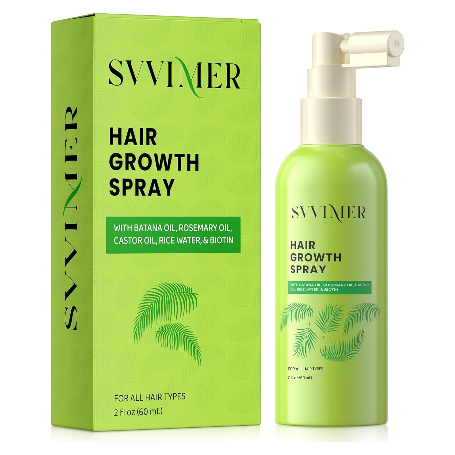 Spray Crecimiento Cabello Svvimer 59.15 ml - Romero y Biotina