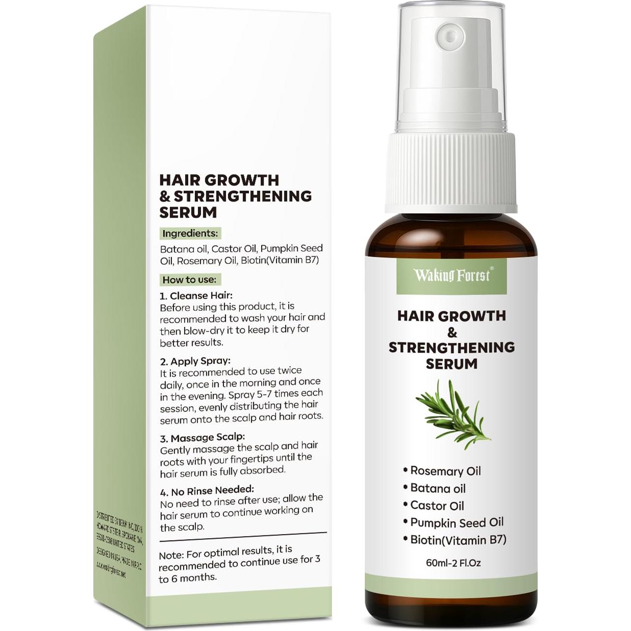 Spray Crecimiento Capilar Waking Forest 59 ml - Aceite de Romero