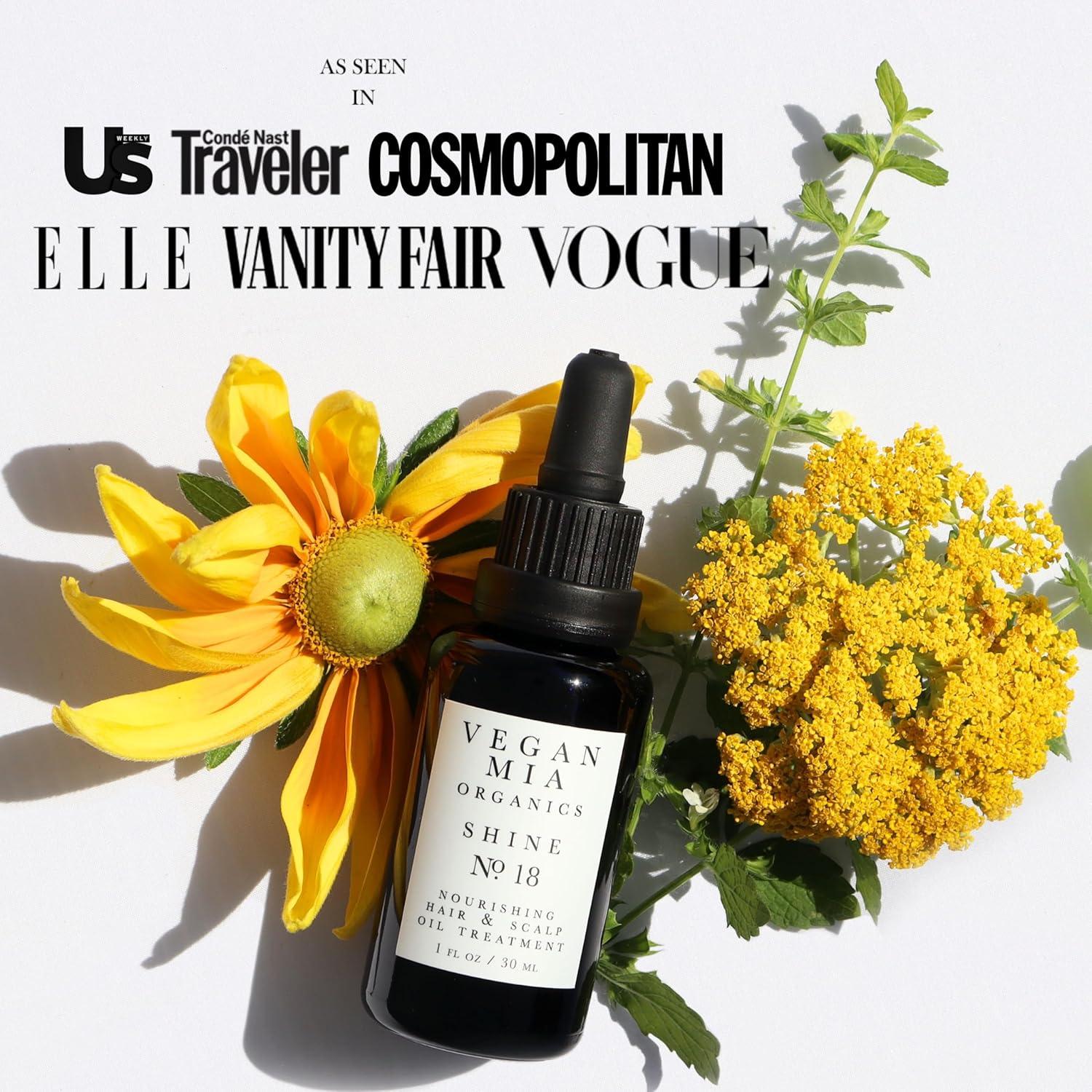 Aceite Capilar Orgánico Vegan Mia 90ml - Crecimiento y Brillo