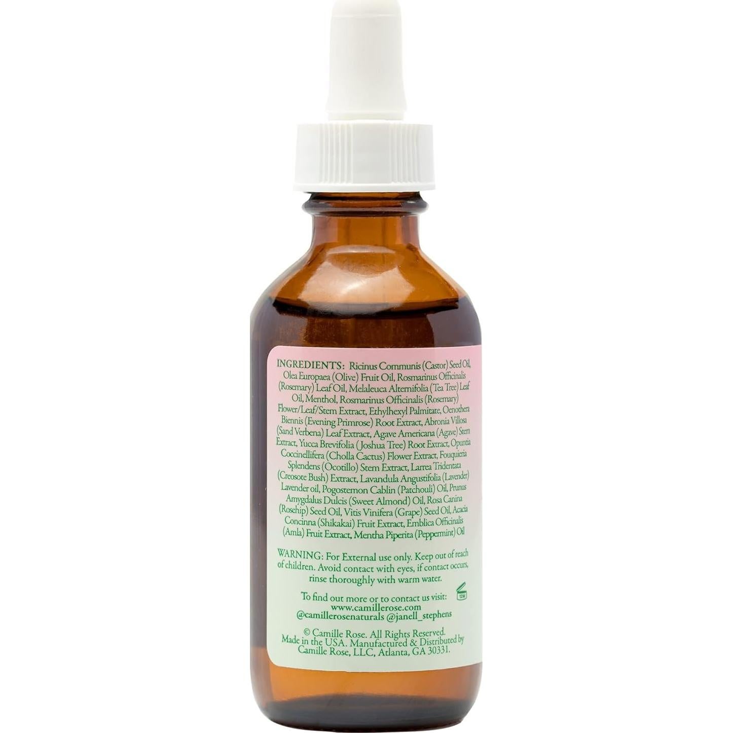 Gotas Fortalecedoras de Aceite de Romero Camille Rose 56.8 ml