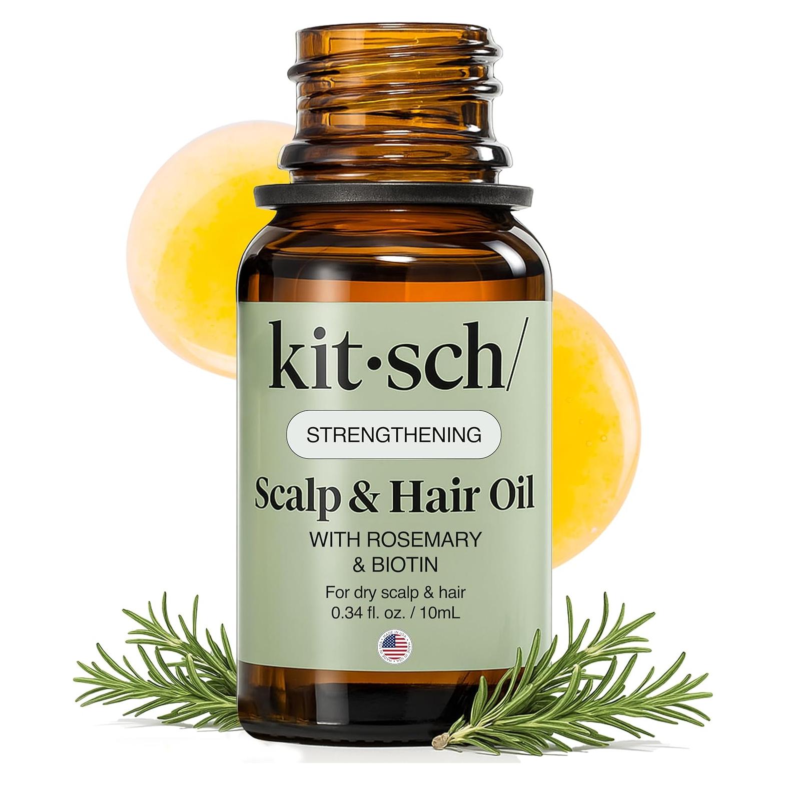 Aceite de Romero Kitsch 10mL para Crecimiento Cabello con Biotina