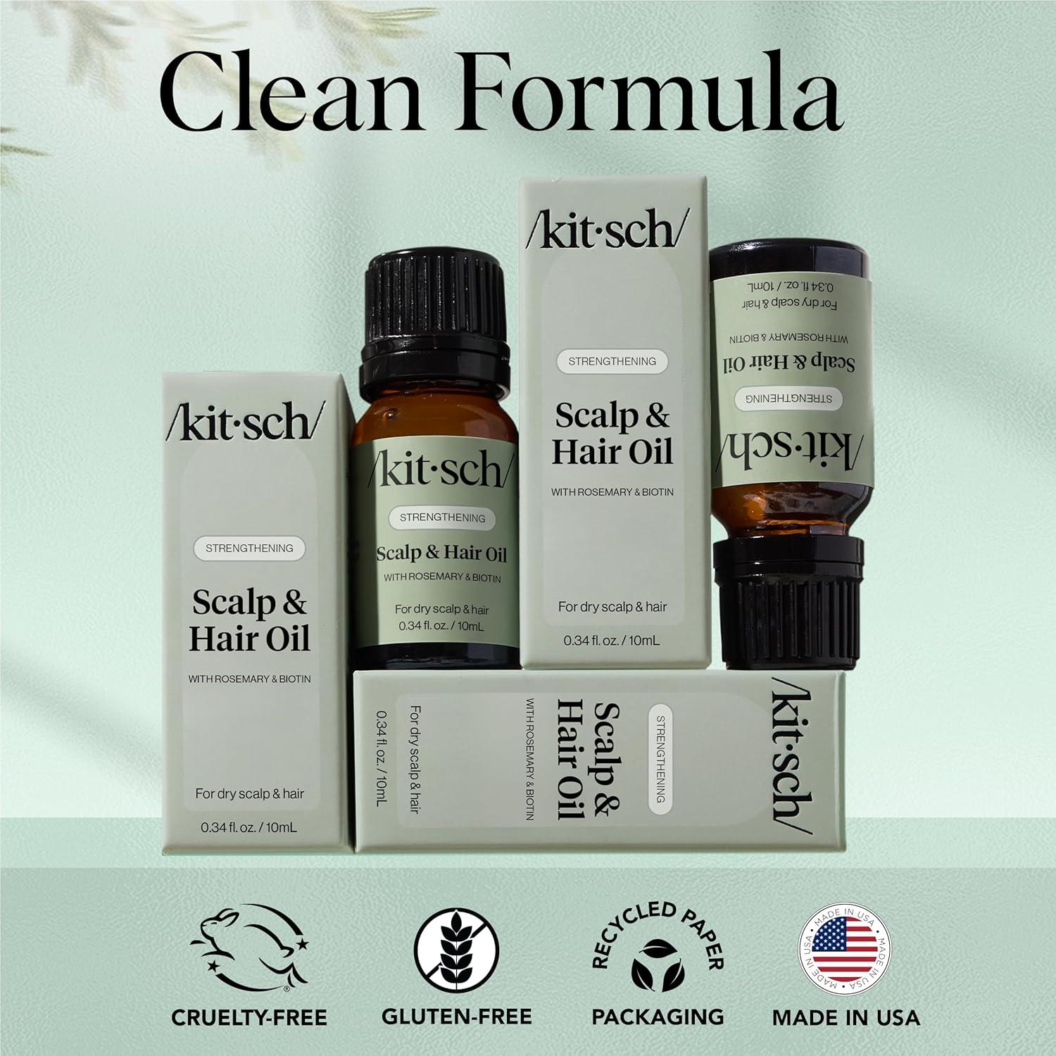 Aceite de Romero Kitsch 10mL para Crecimiento Cabello con Biotina