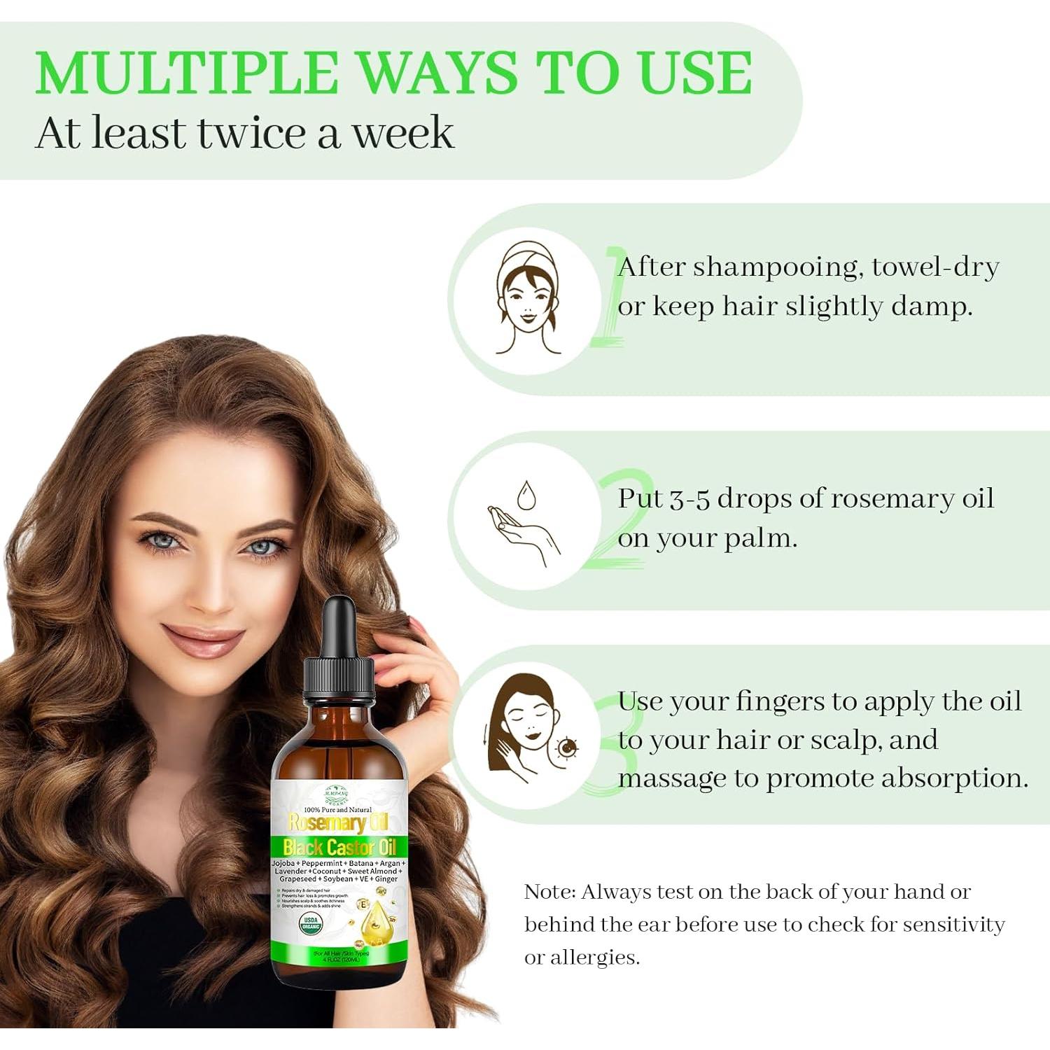 Aceite Capilar Orgánico MMPANG Romero y Ricino 118 ml