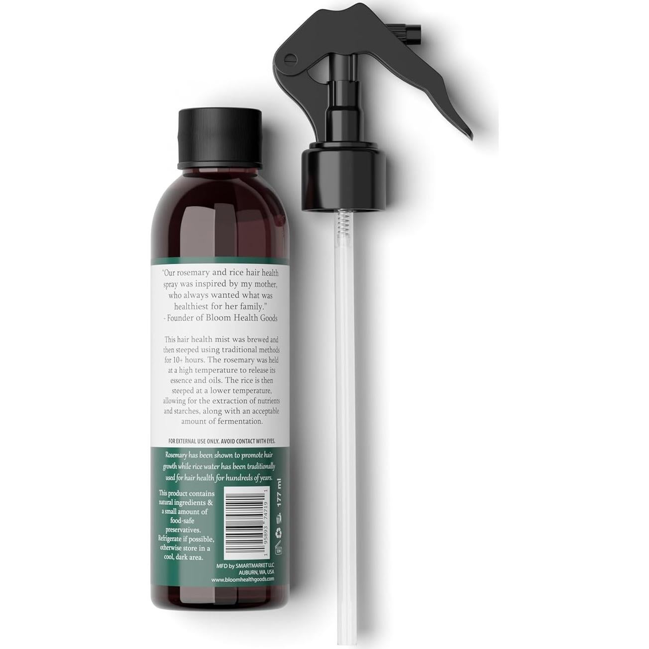 Rocío de Crecimiento Capilar Romero y Arroz Fermentado 170g