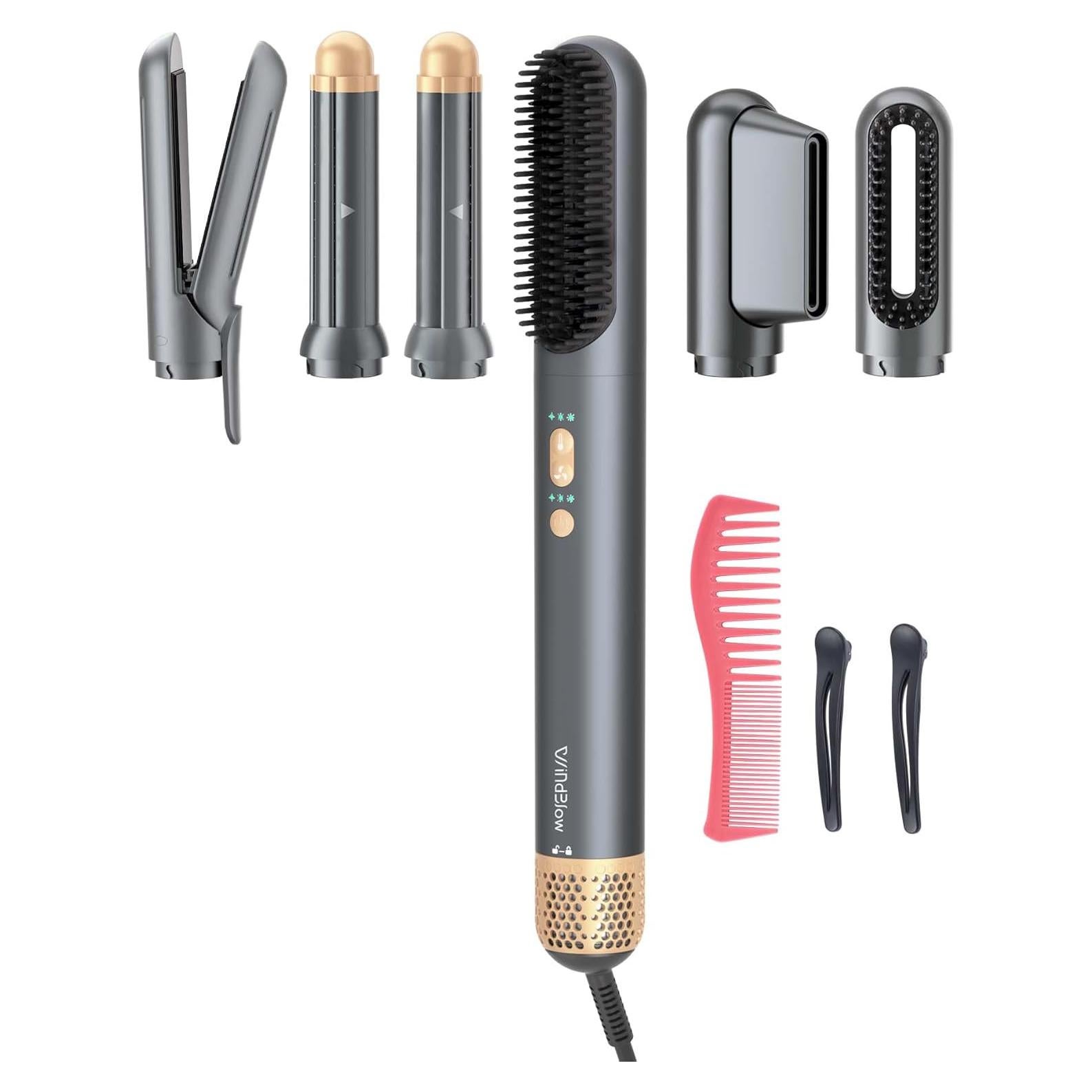 Secador de Cabello WindBlow 6 en 1 Alta Velocidad Anti-Frizz