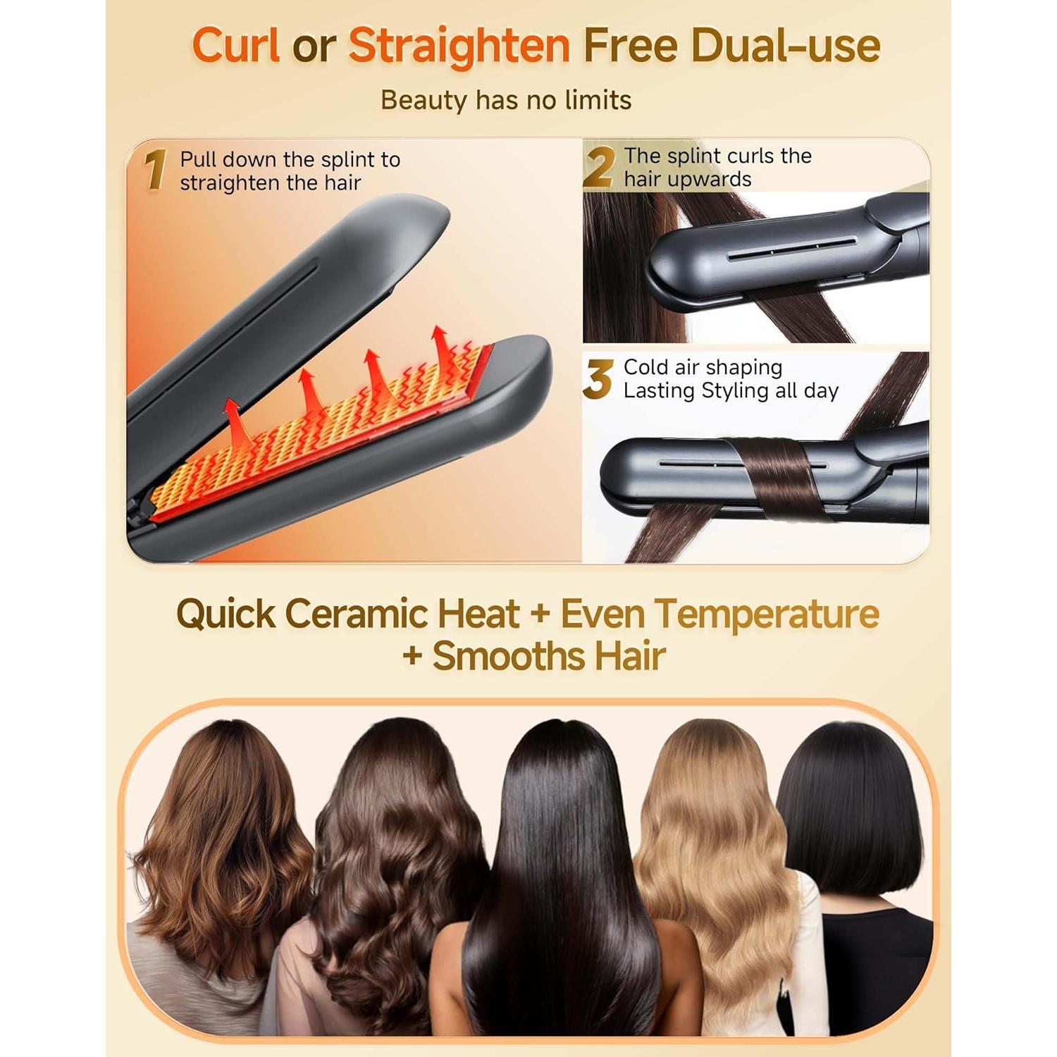 Secador de Cabello WindBlow 6 en 1 Alta Velocidad Anti-Frizz