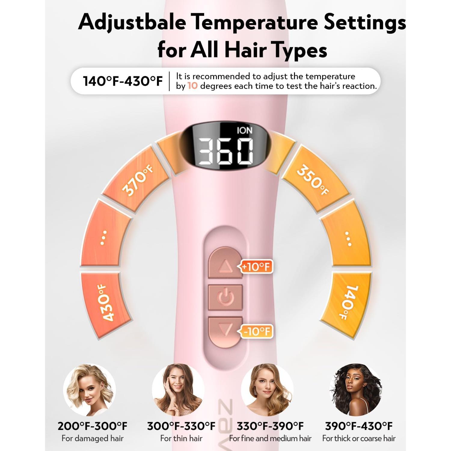 Cepillo Redondo Térmico Zavarea 1.5" Cerámica Iones Negativos