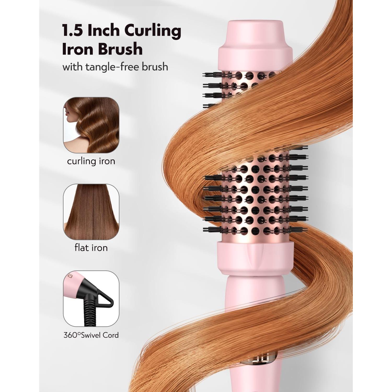 Cepillo Redondo Térmico Zavarea 1.5" Cerámica Iones Negativos