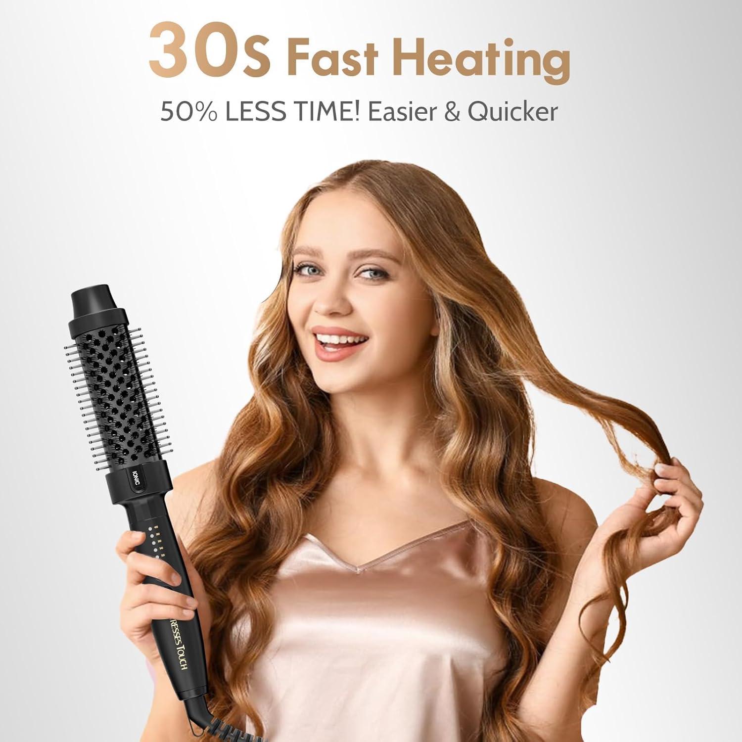 Cepillo Térmico 1.5" Tresses Touch - Cerámica, 5 Temperaturas