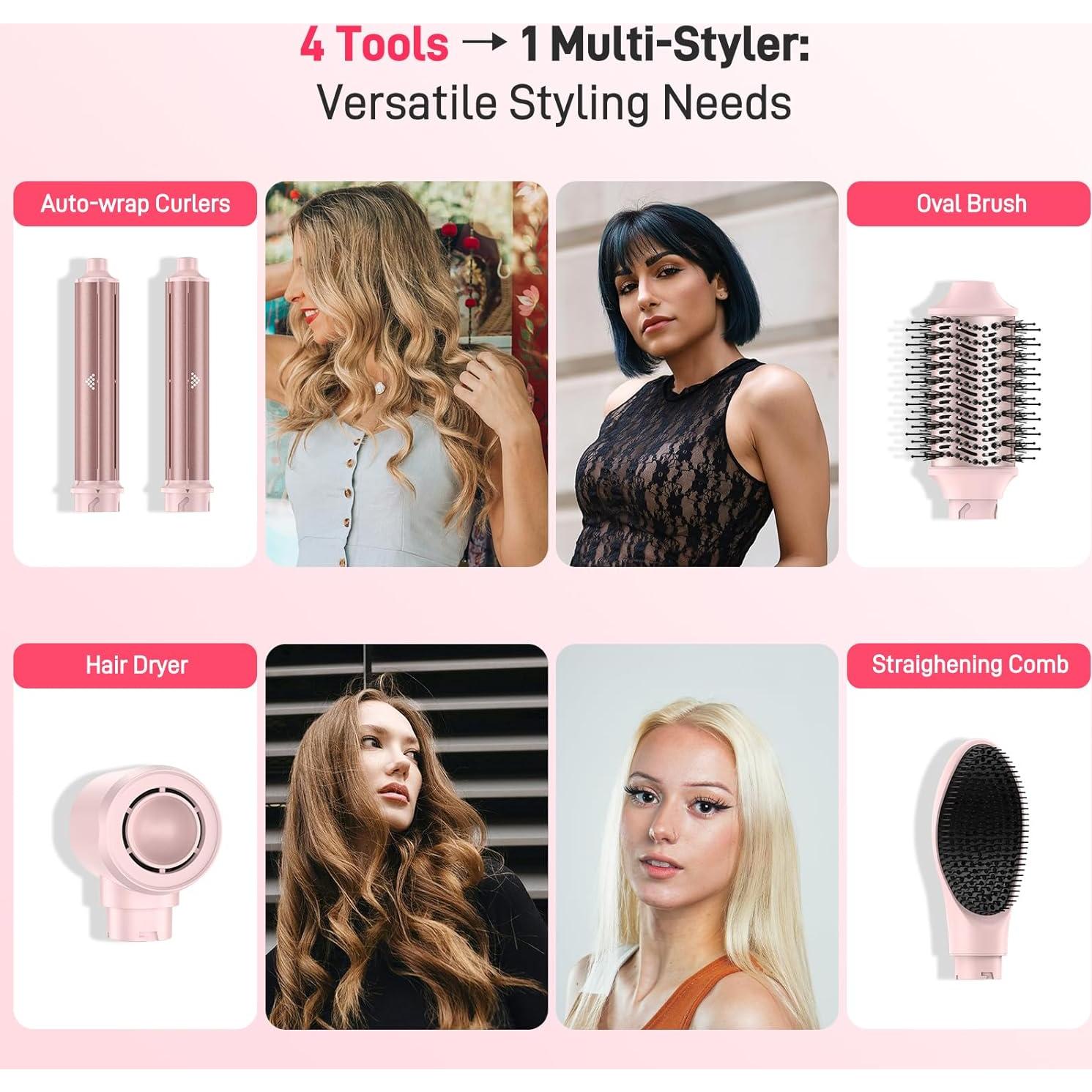 Cepillo Secador de Pelo 5 en 1 MESCOMB Doble Voltaje 1400W