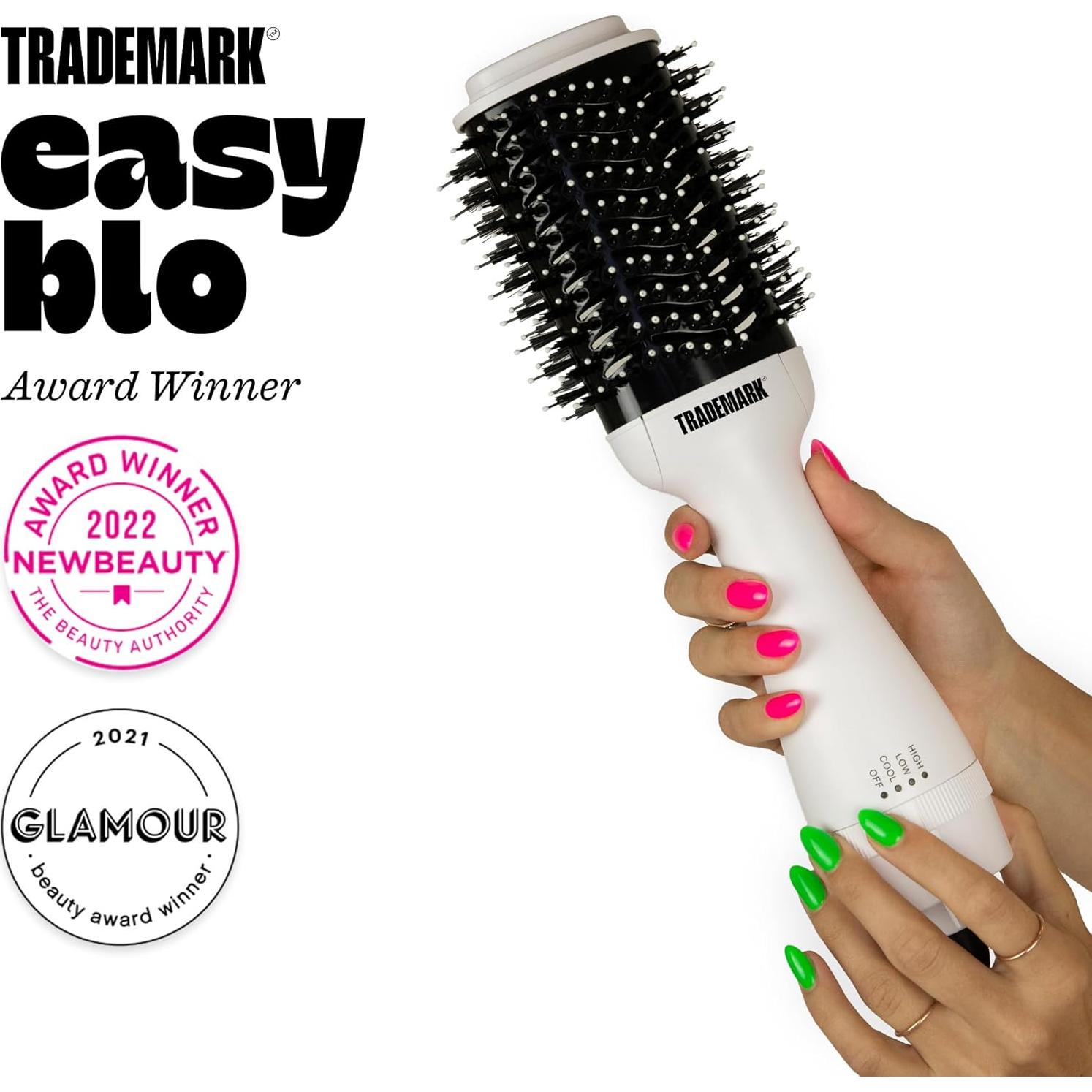 Cepillo Secador Trademark Beauty Easy Blo 4 en 1 - Blanco