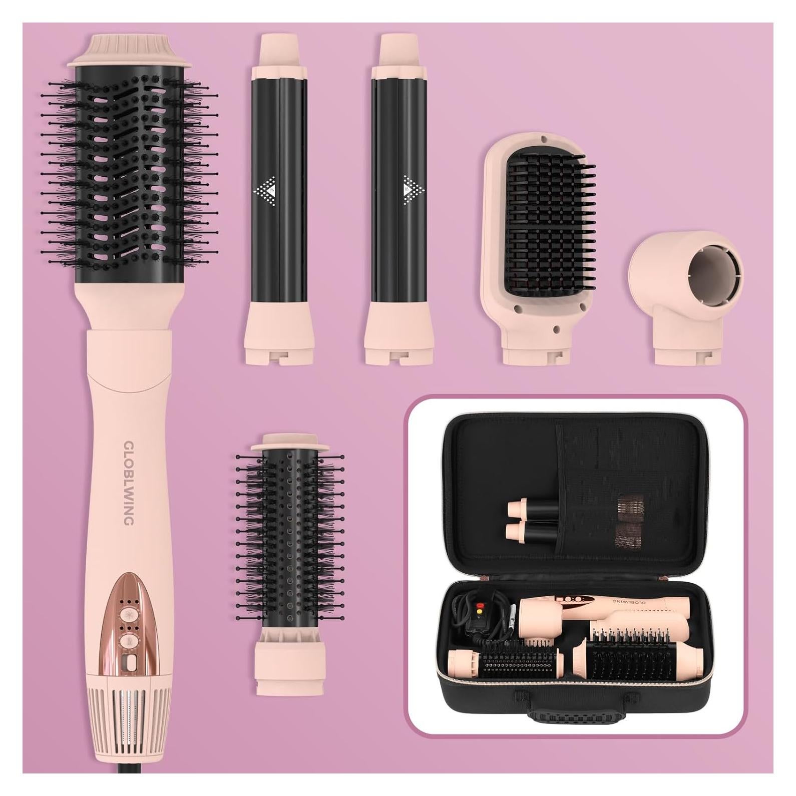 Cepillo Secador de Cabello 6 en 1 GLOBLWING SM-8200 Iónico 1.72kg