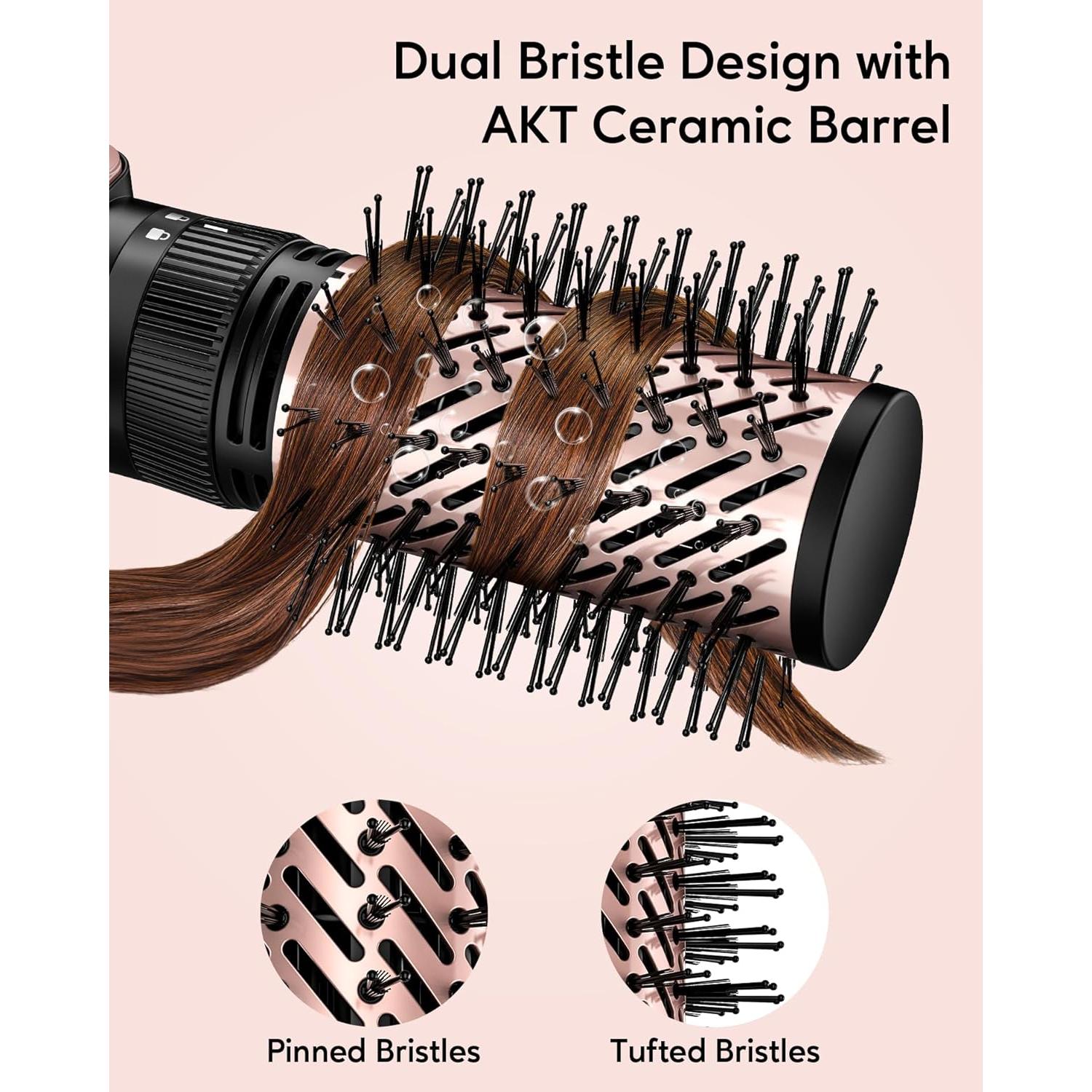 Cepillo Secador Rotatorio Terviiix 4 en 1 1000W Negro