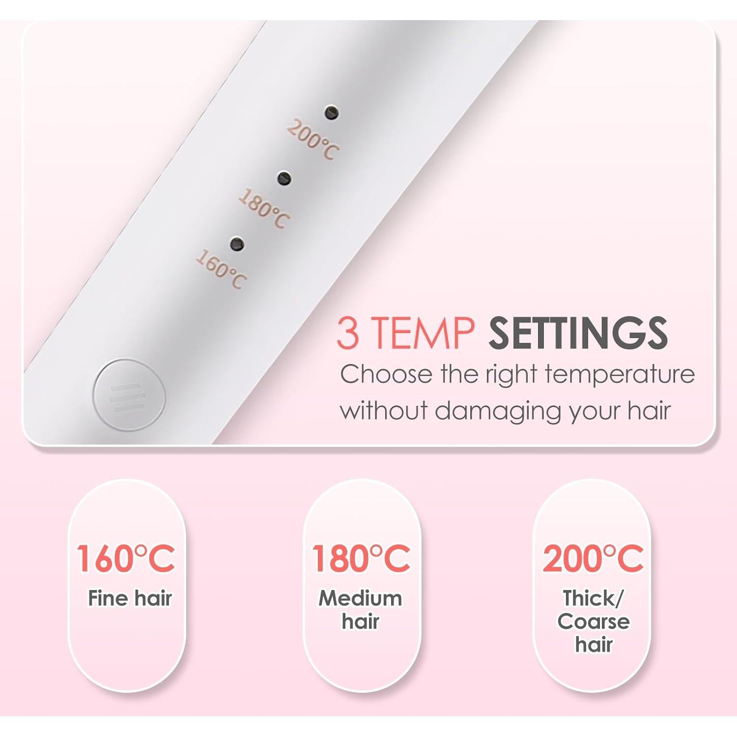 Rizador Automático AraSyleon HZU-US-W-K3JFB 33cm Blanco