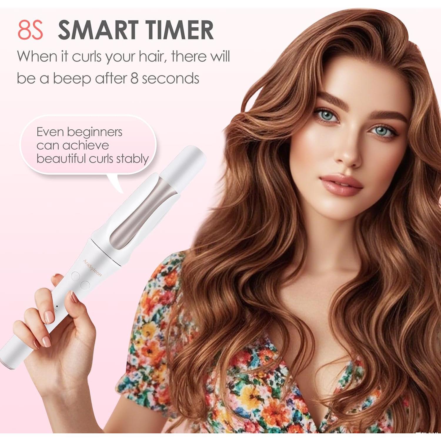 Rizador Automático AraSyleon HZU-US-W-K3JFB 33cm Blanco