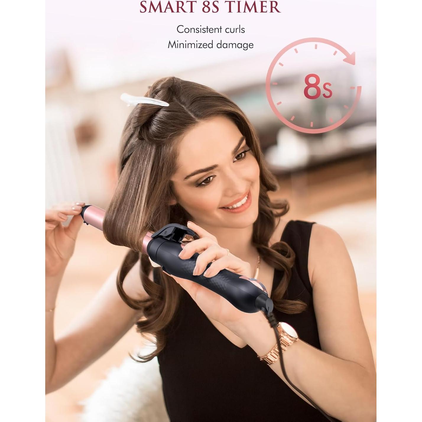 Plancha de Rizar Automática LANDOT 1 Pulgada Cerámica Ajustable