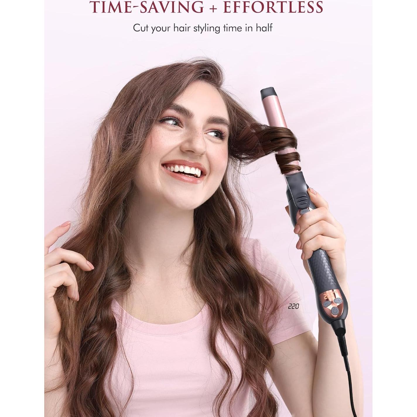 Plancha de Rizar Automática LANDOT 1 Pulgada Cerámica Ajustable