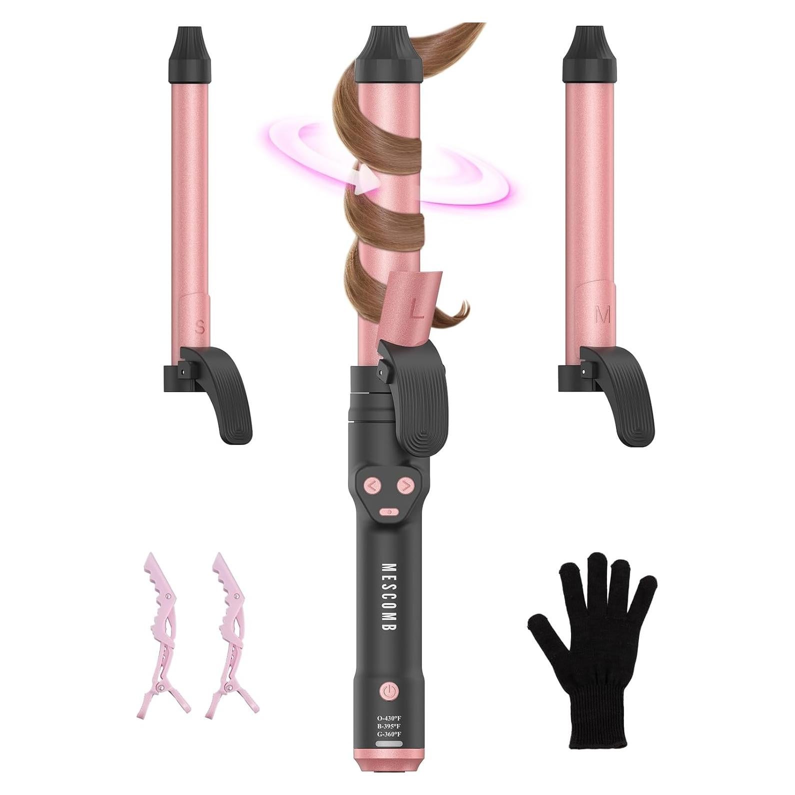 Plancha de Rizar Automática MESCOMB HC04 Doble Voltaje 43.2cm